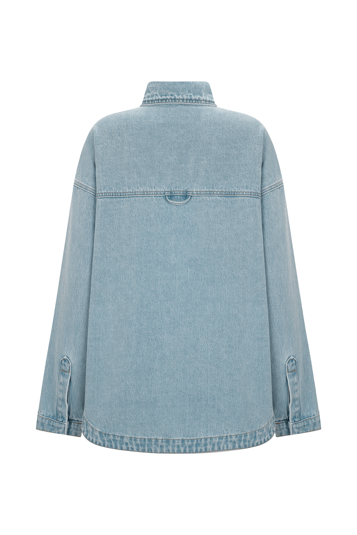 Lioda Oversized Denim Shirt - 80'S Blue #6