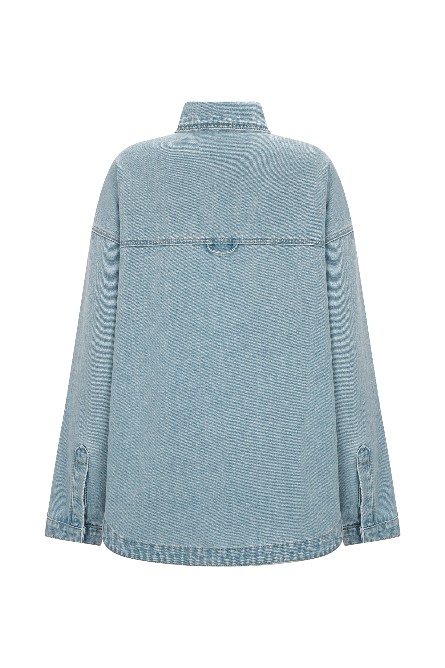 Lioda Oversized Denim Shirt - 80'S Blue