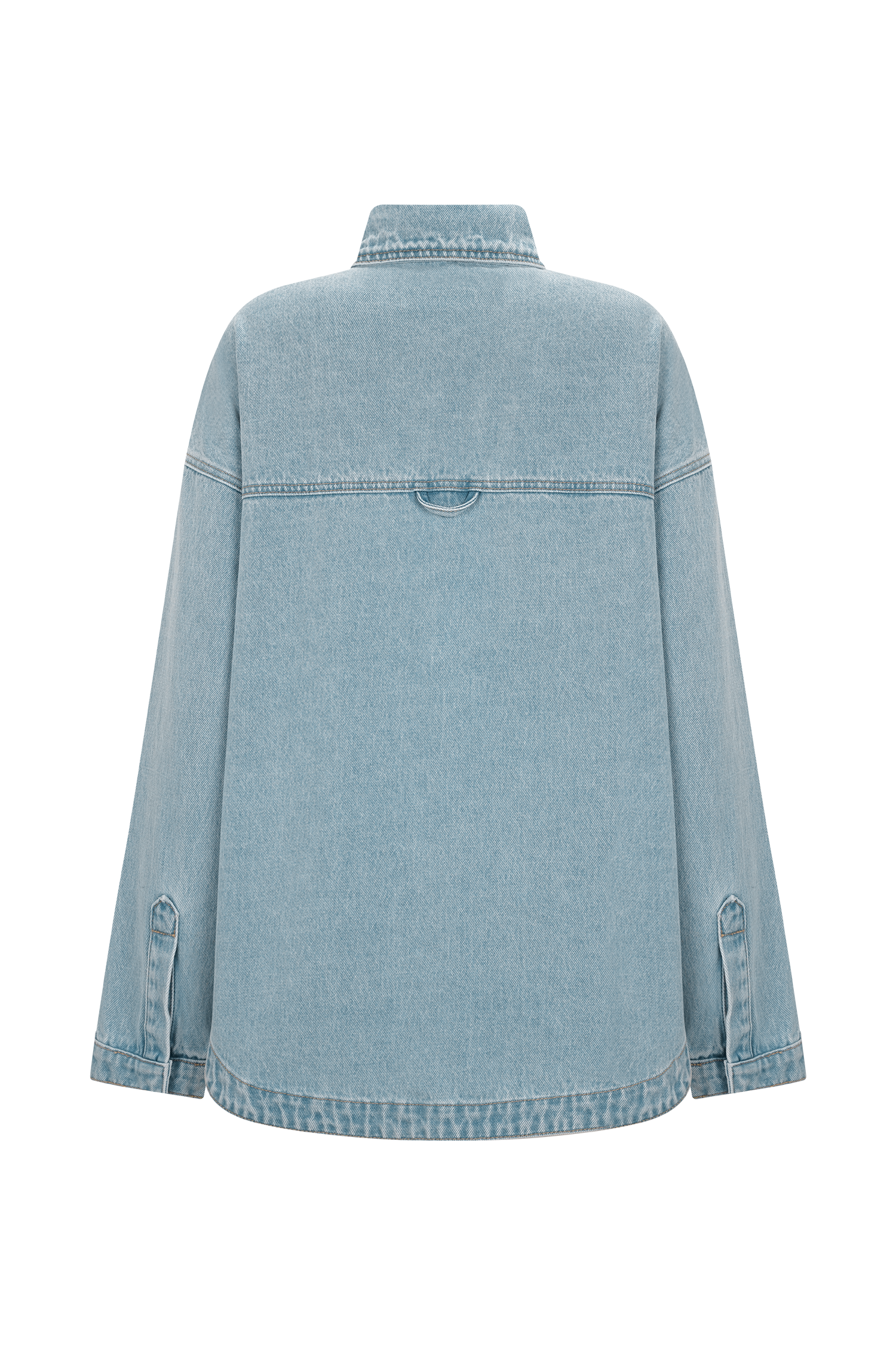 Lioda Oversized Denim Shirt - 80'S Blue #6