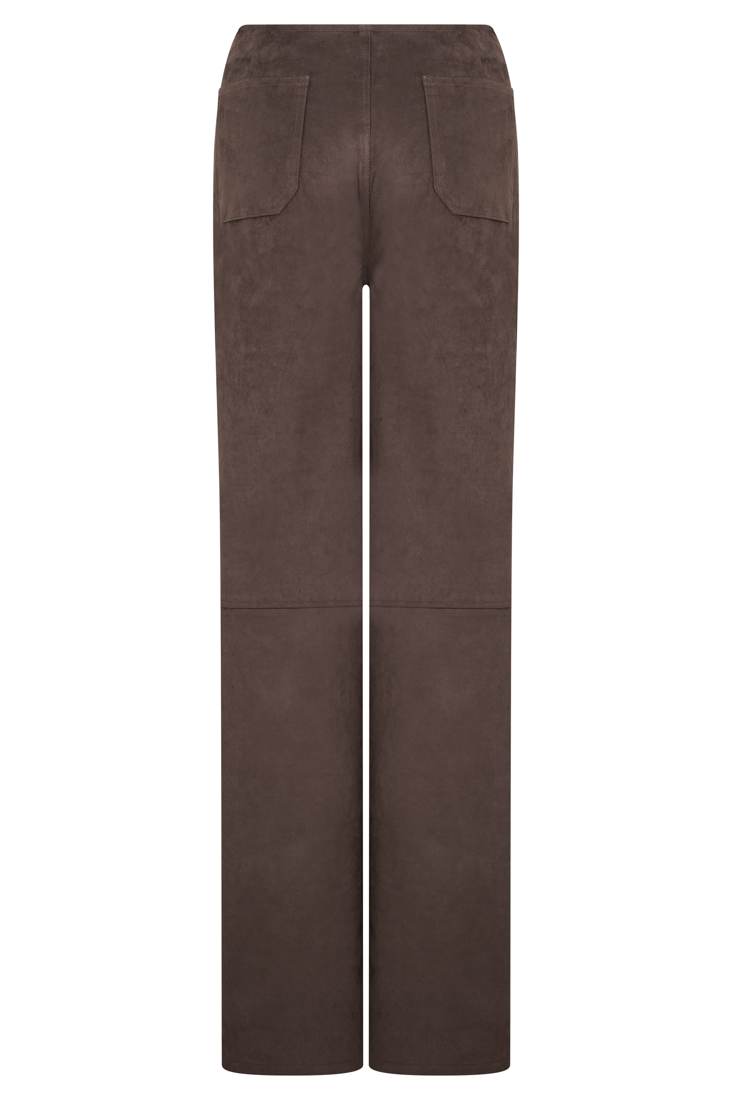 Logan Faux Suede Pants - Dark Chocolate #8