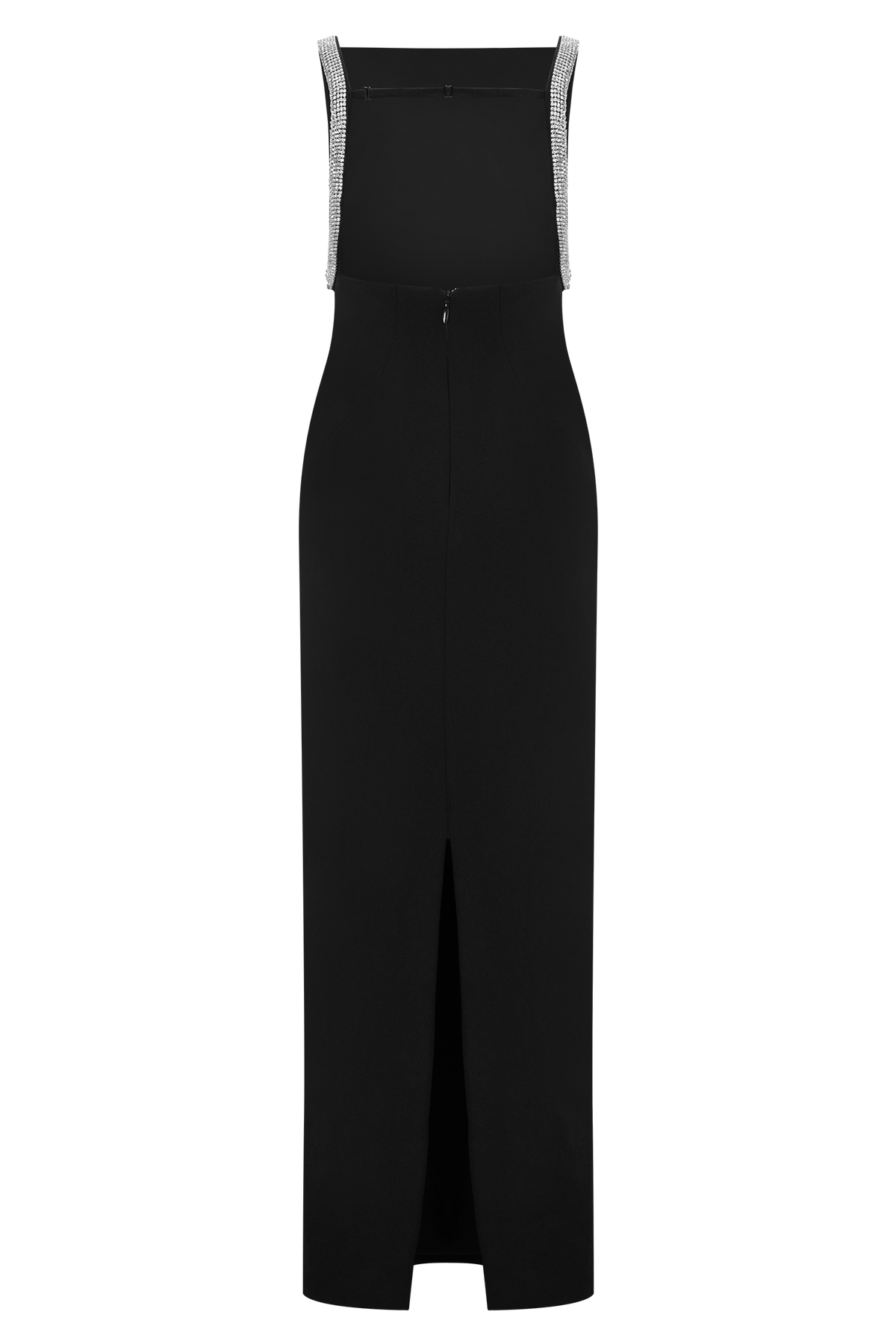 Lorde Embellished Crepe Maxi Dress - Black #12