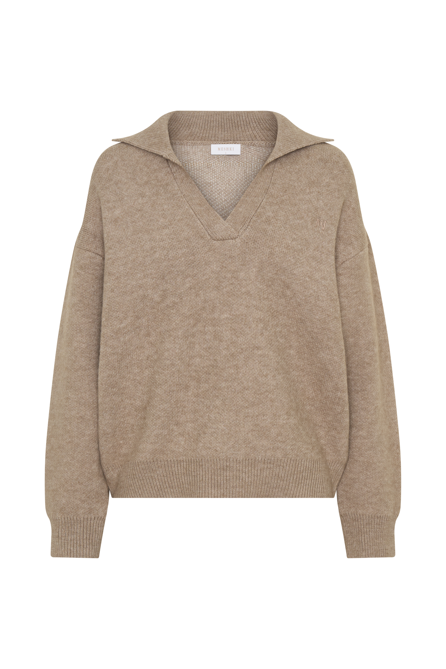 Luca Knit Jumper - Beige Marle #9