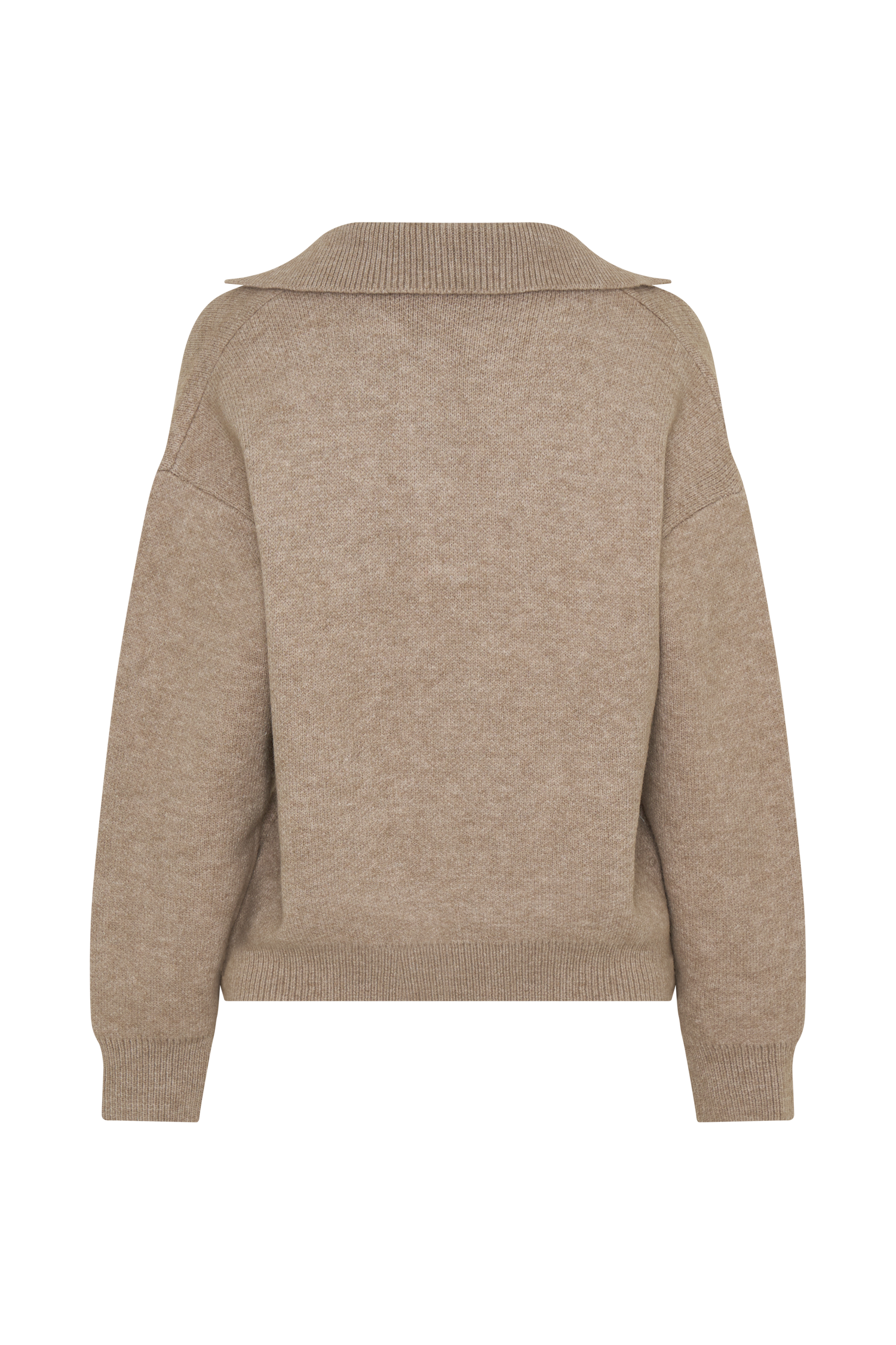 Luca Knit Jumper - Beige Marle #8