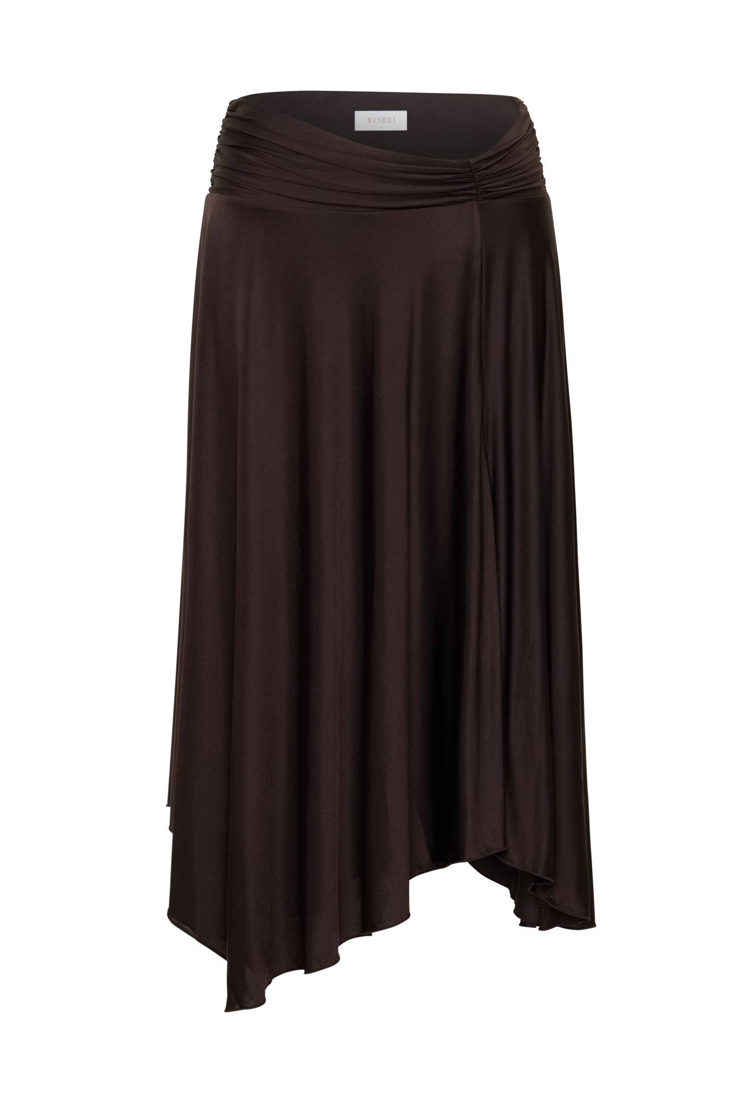 Luu Slinky Midi Skirt - Dark Chocolate #11