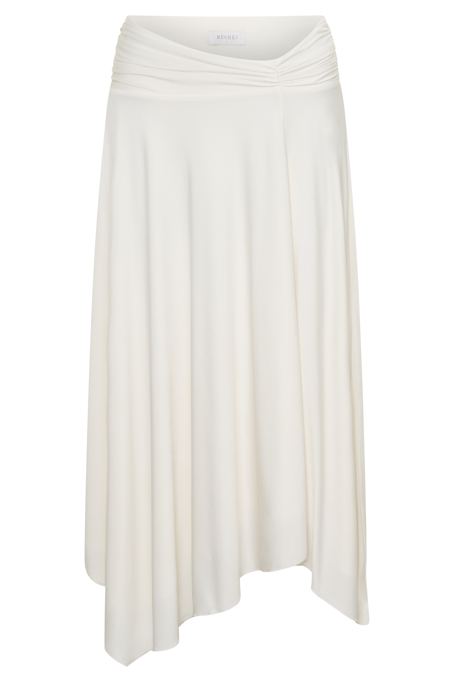 Luu Slinky Midi Skirt - Ivory #9