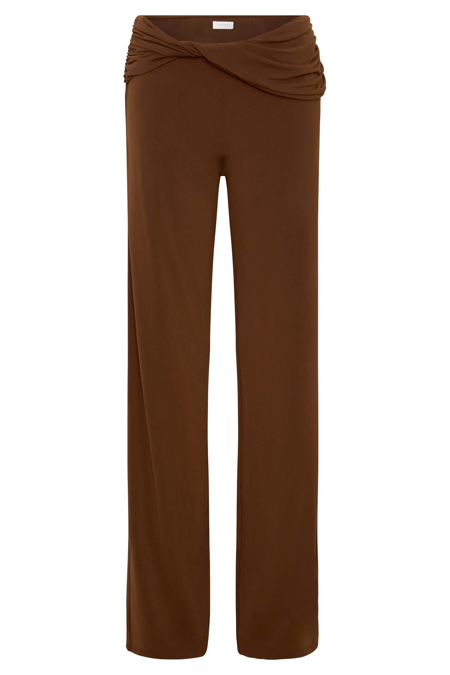 Lydia Slinky Straight Leg Pants - Chocolate #9