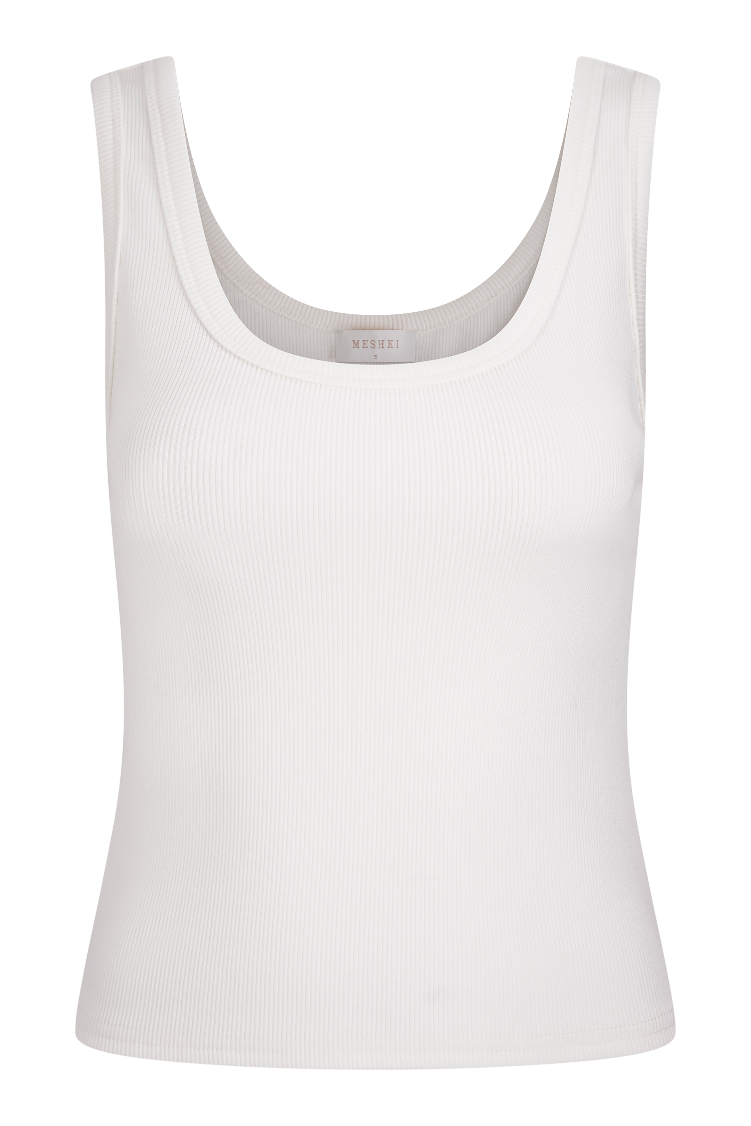 Maeva Scoop Tank Top - Ivory #10