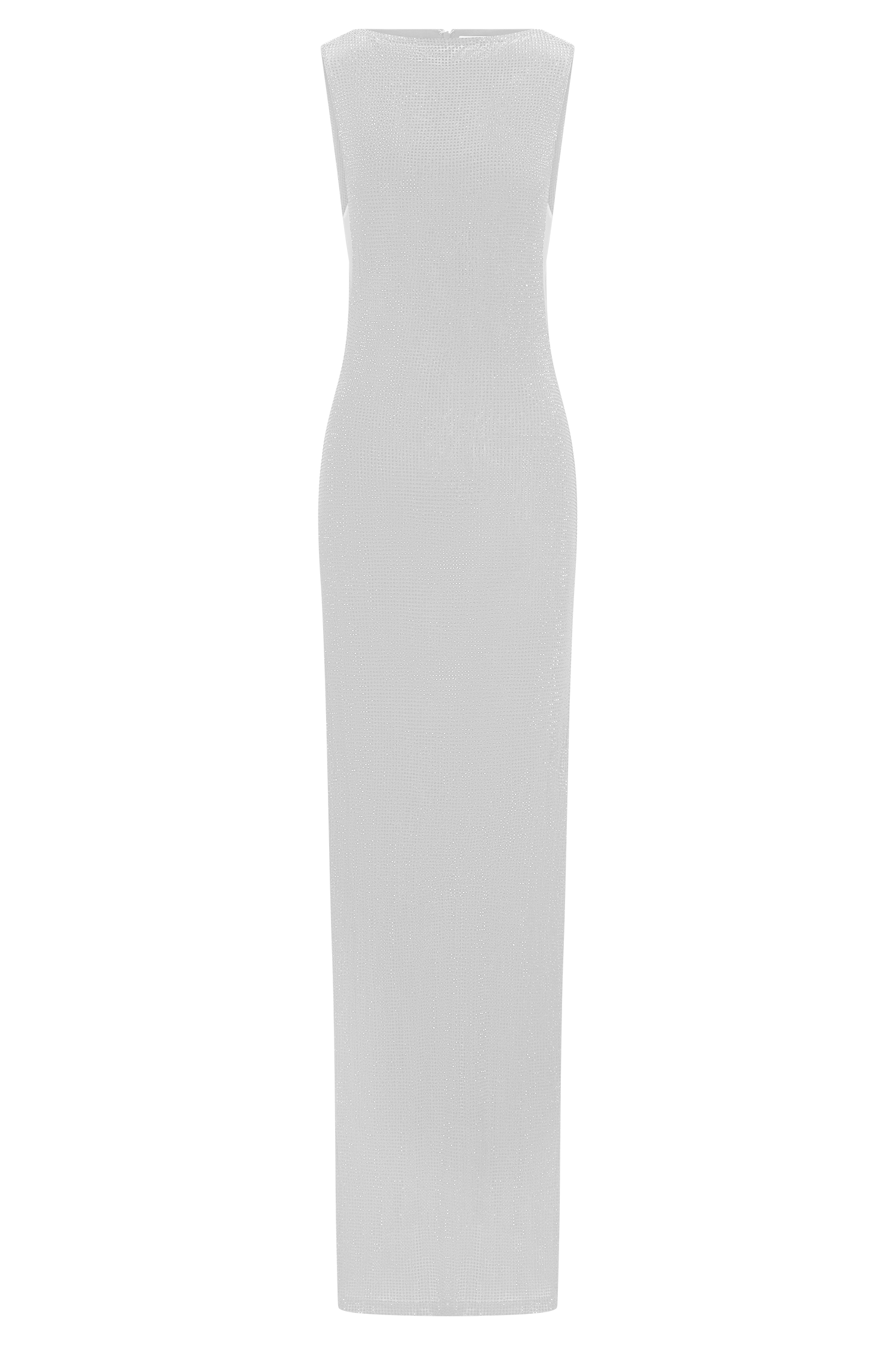 Magnolia Sleeveless Diamante Maxi Dress - Silver #6
