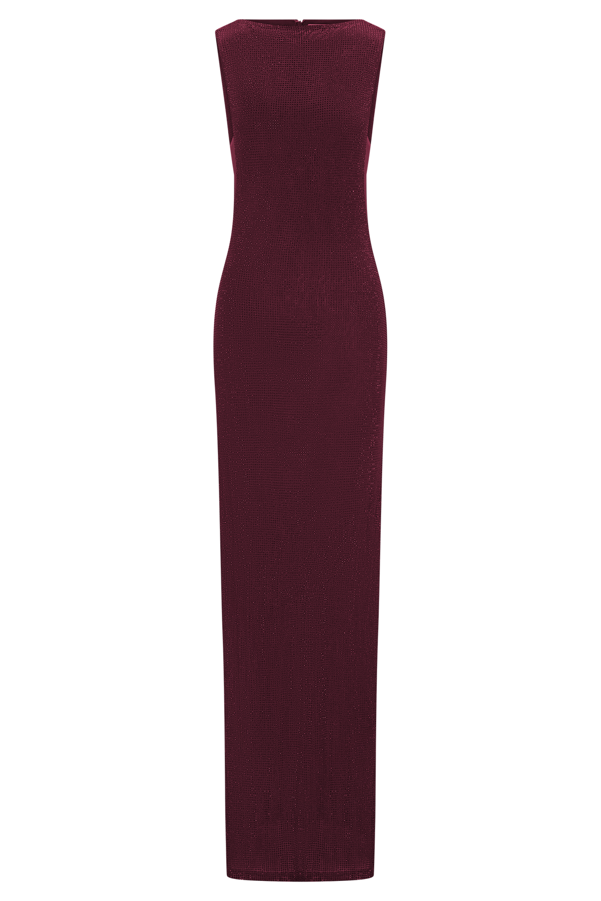 Magnolia Sleeveless Diamante Maxi Dress - Wine #6