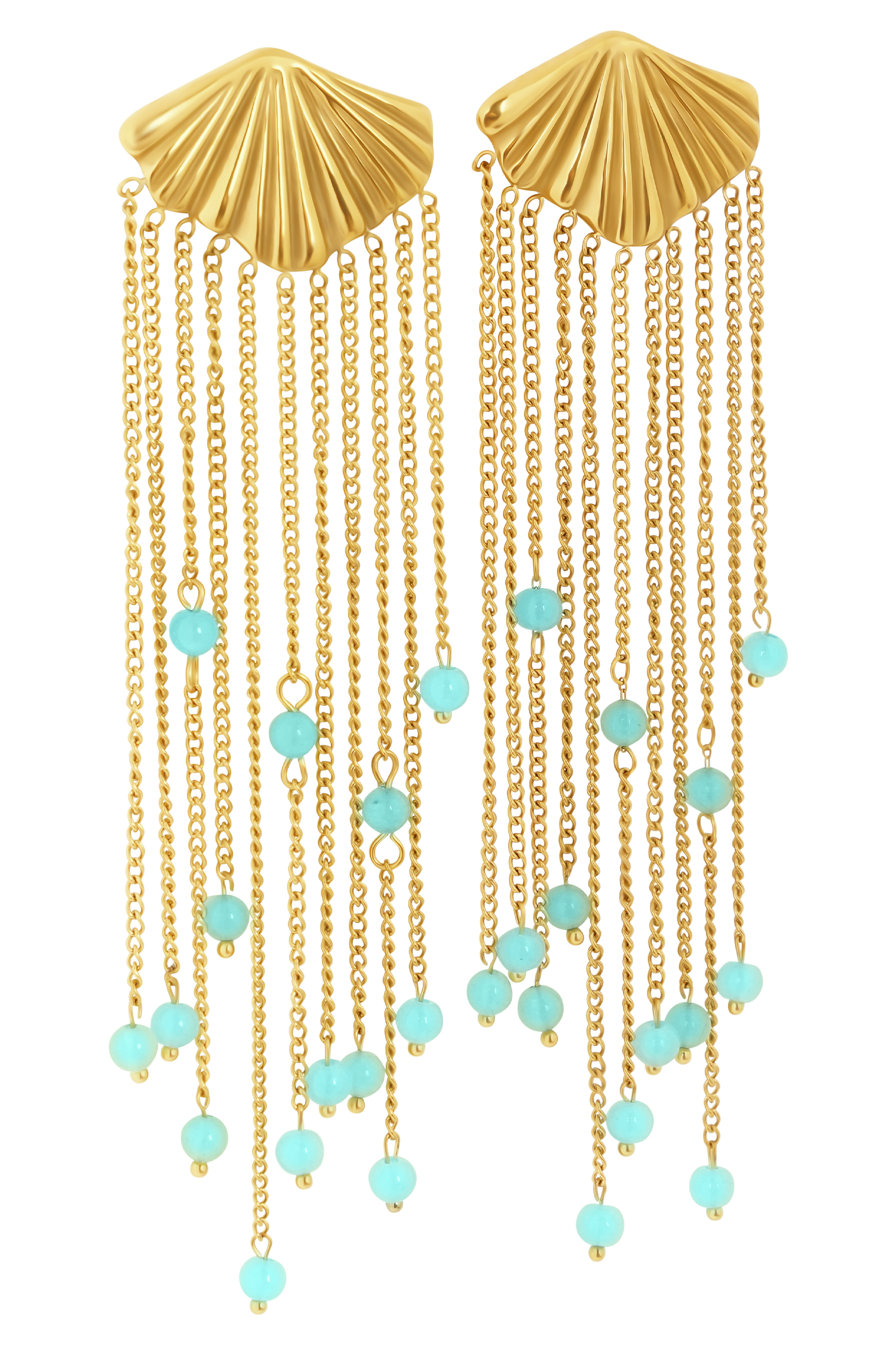 Maia Chandelier Earrings - Gold #6