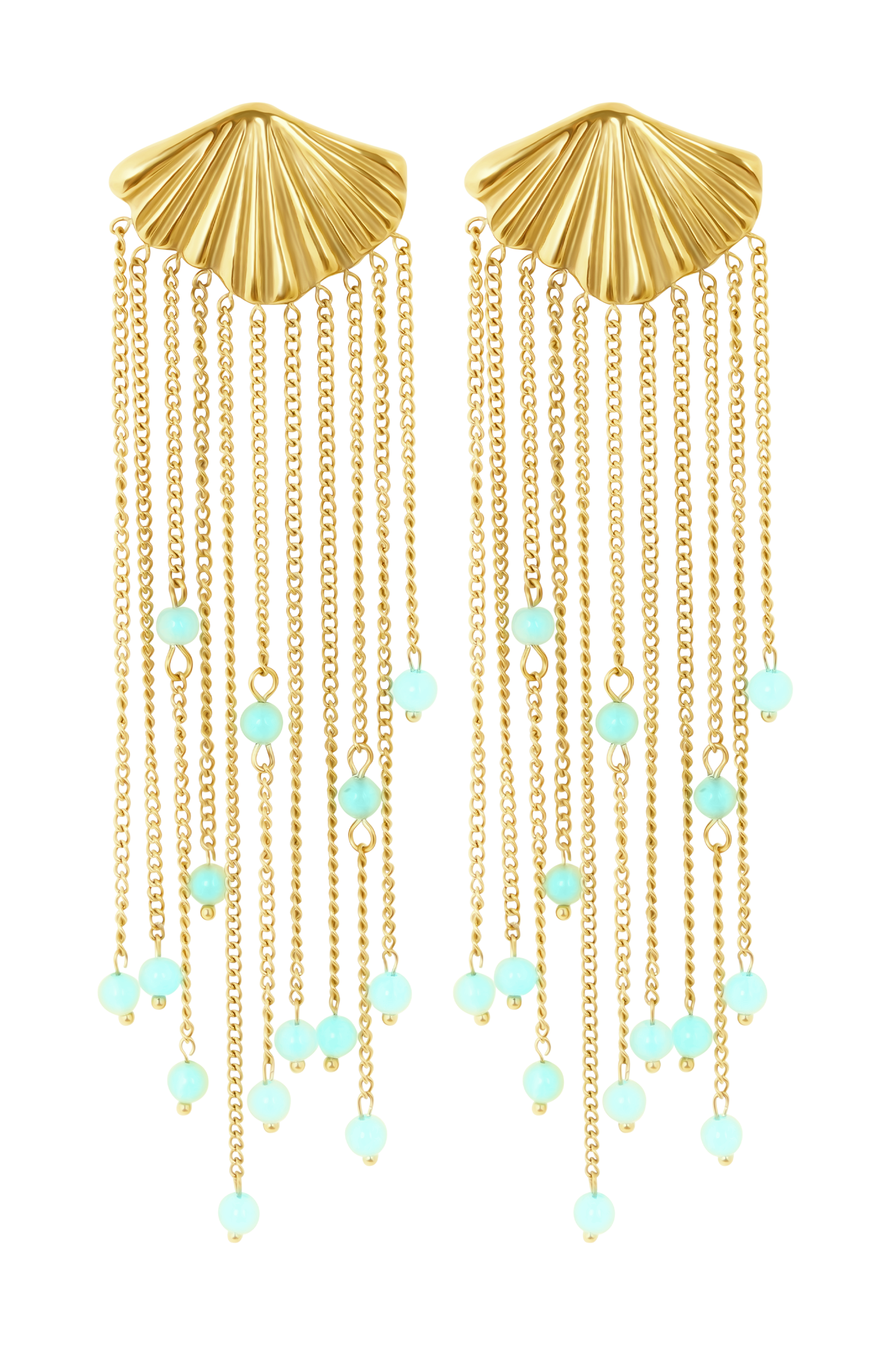 Maia Chandelier Earrings - Gold #5