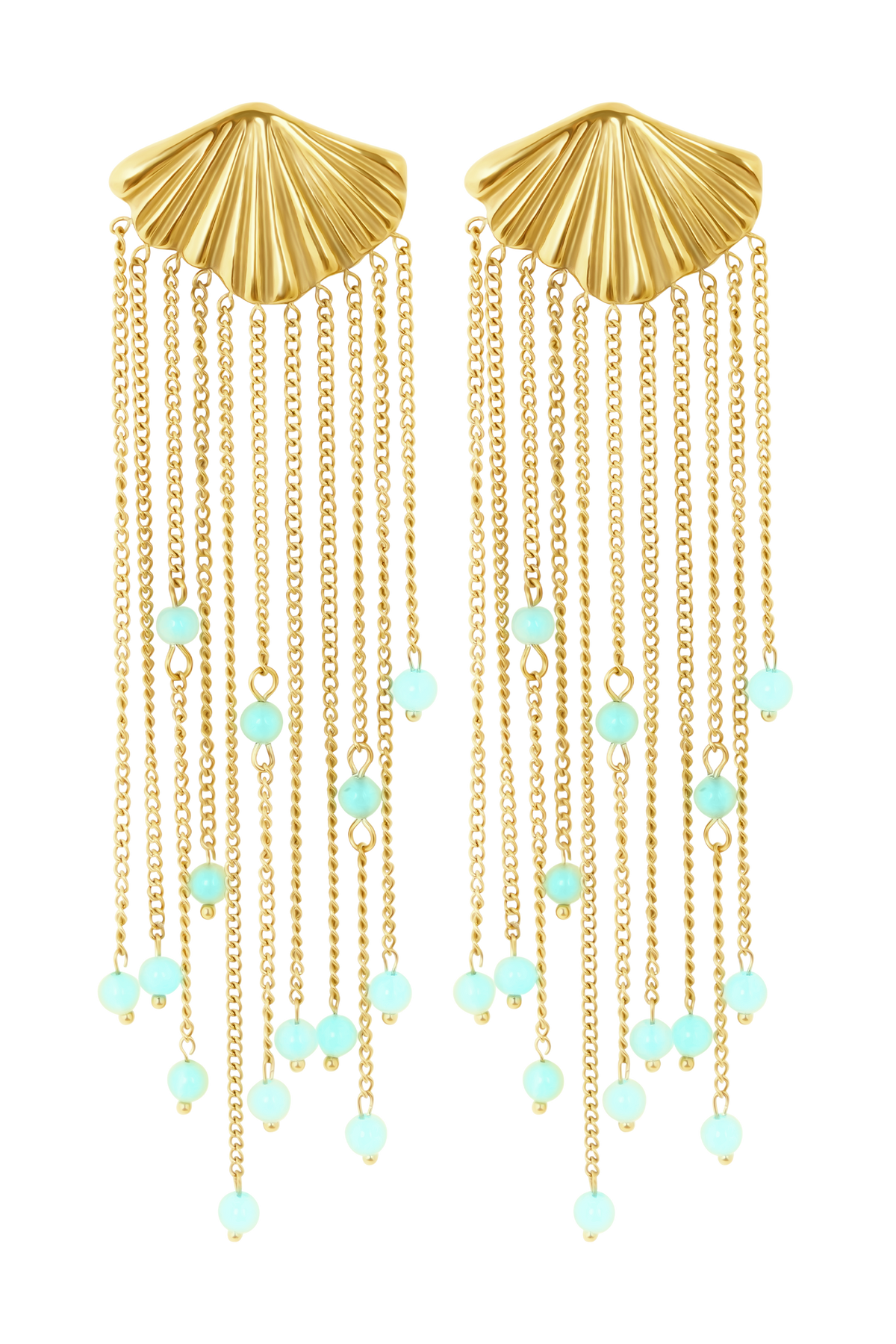 Maia Chandelier Earrings - Gold #5