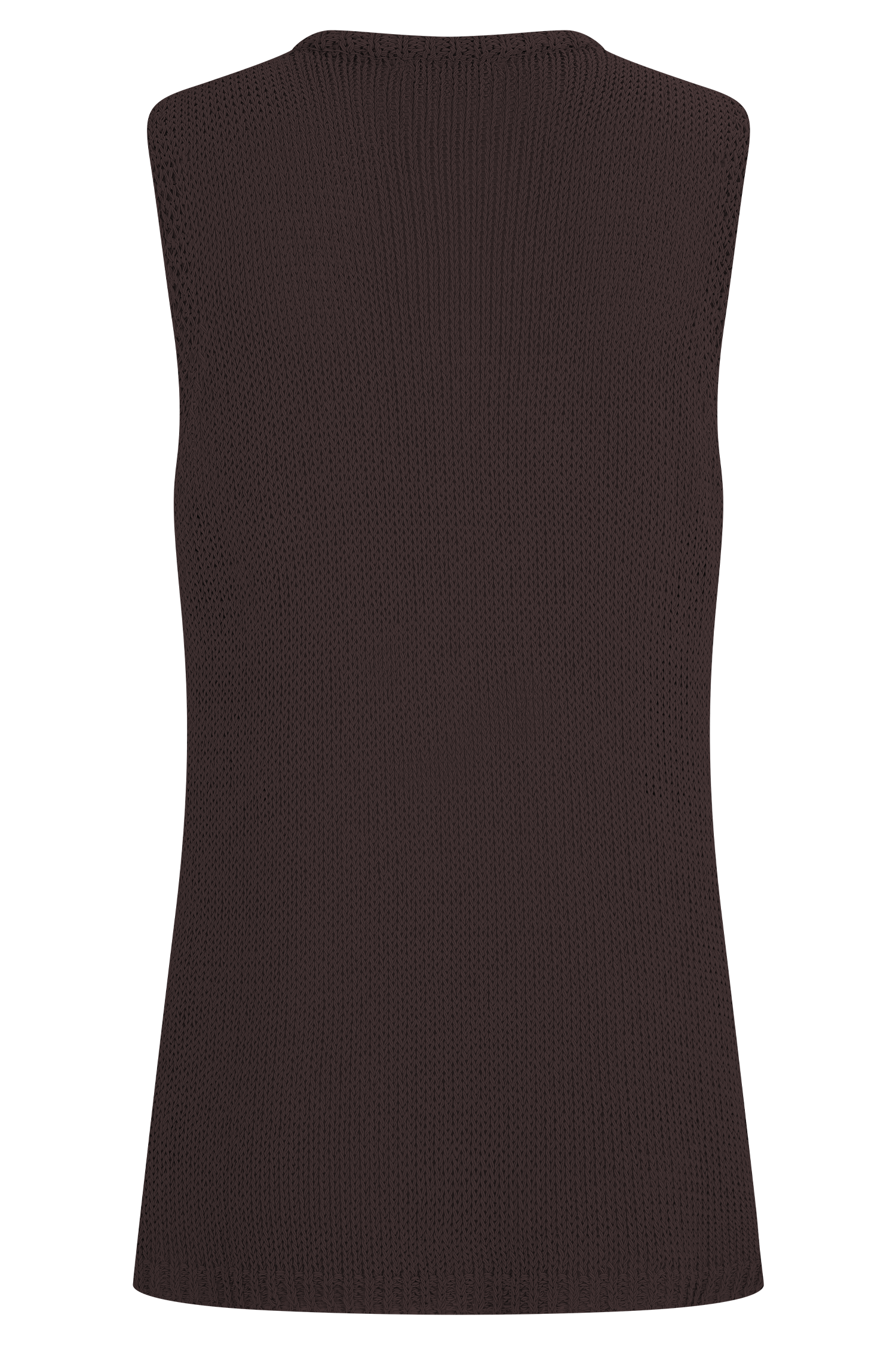 Malani Knit Top With Hardware - Chocolate #6