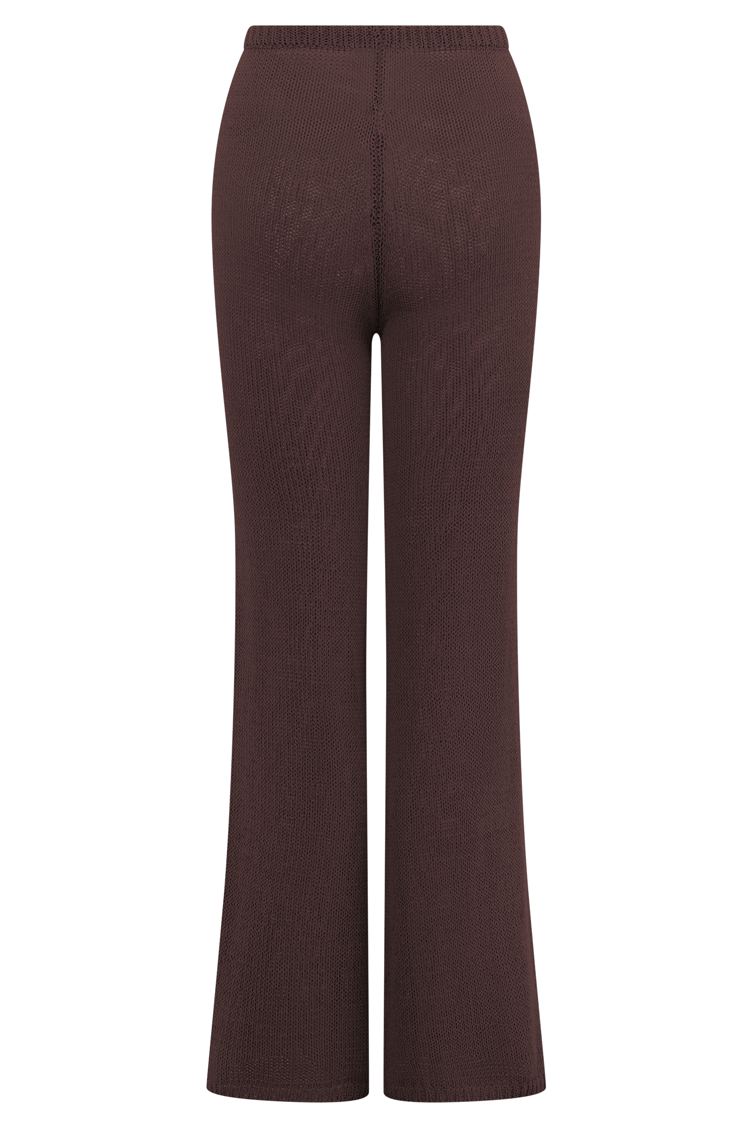 Malani Wide Leg Knit Pants - Chocolate #6