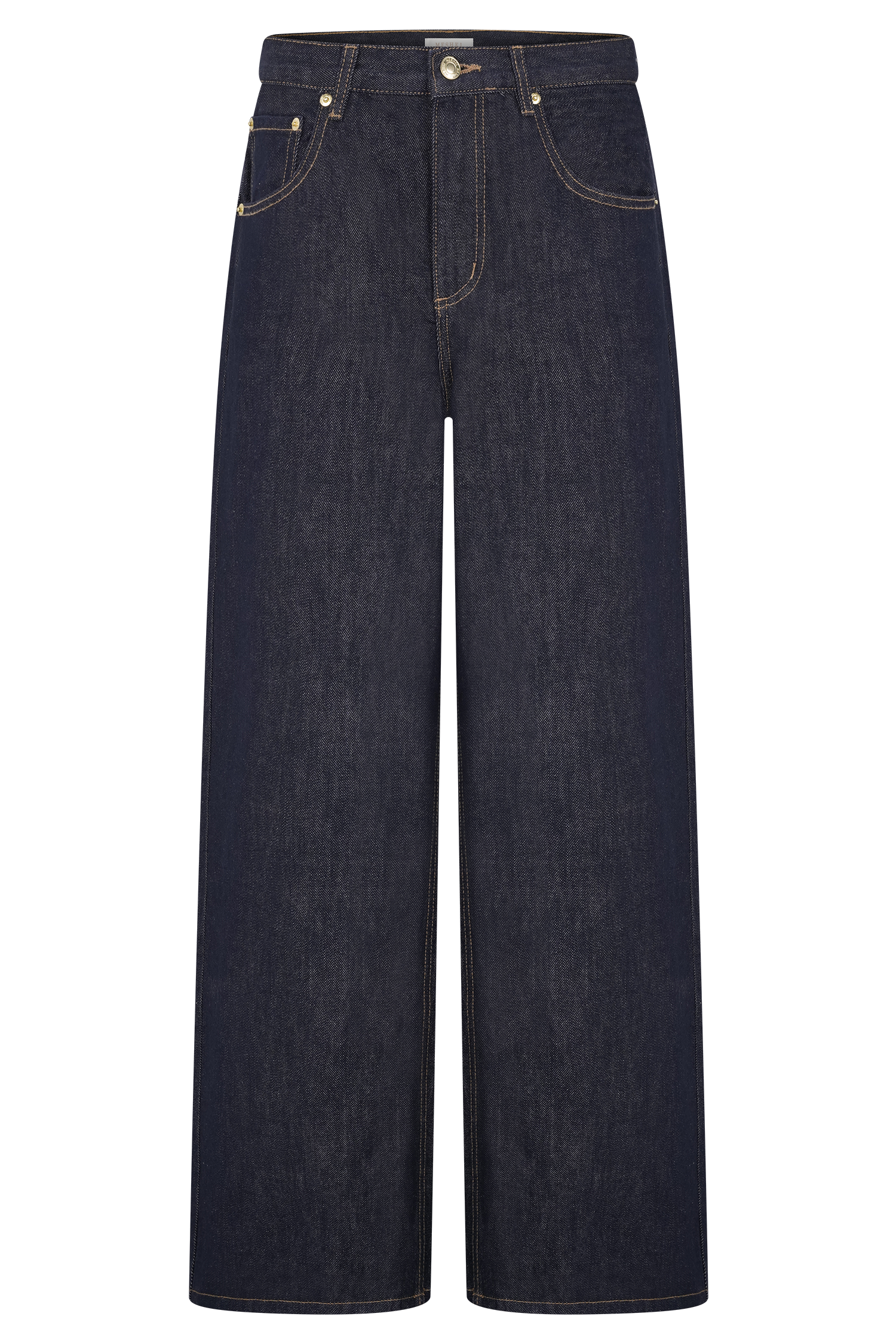 Mannon Mid Rise Denim Jeans - Washed Indigo Blue #8
