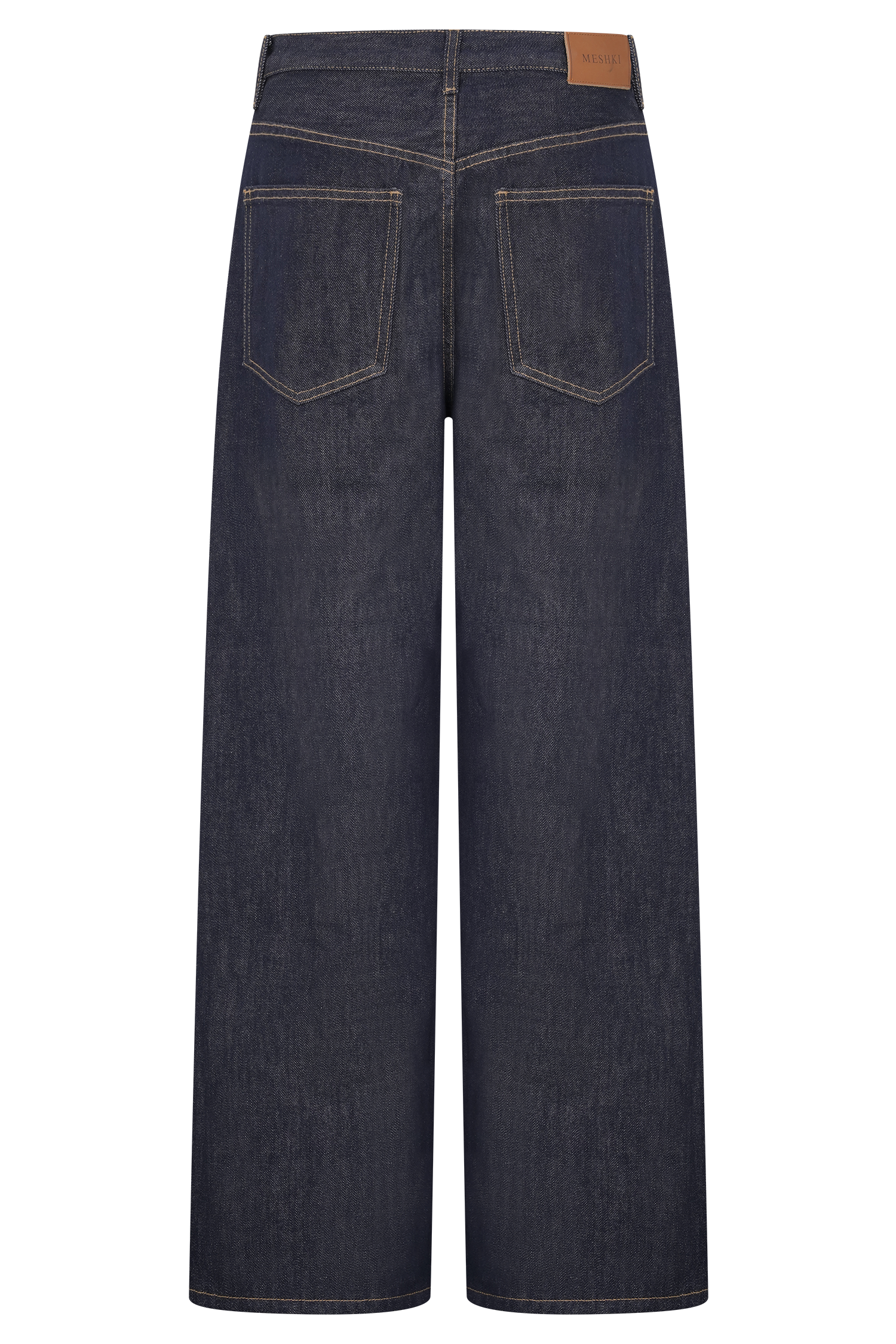 Mannon Mid Rise Denim Jeans - Washed Indigo Blue #7