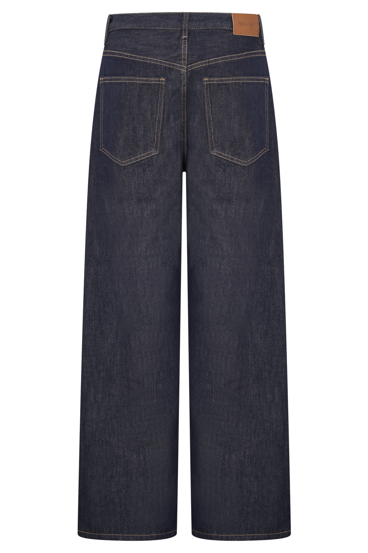 Mannon Mid Rise Denim Jeans - Washed Indigo Blue #7
