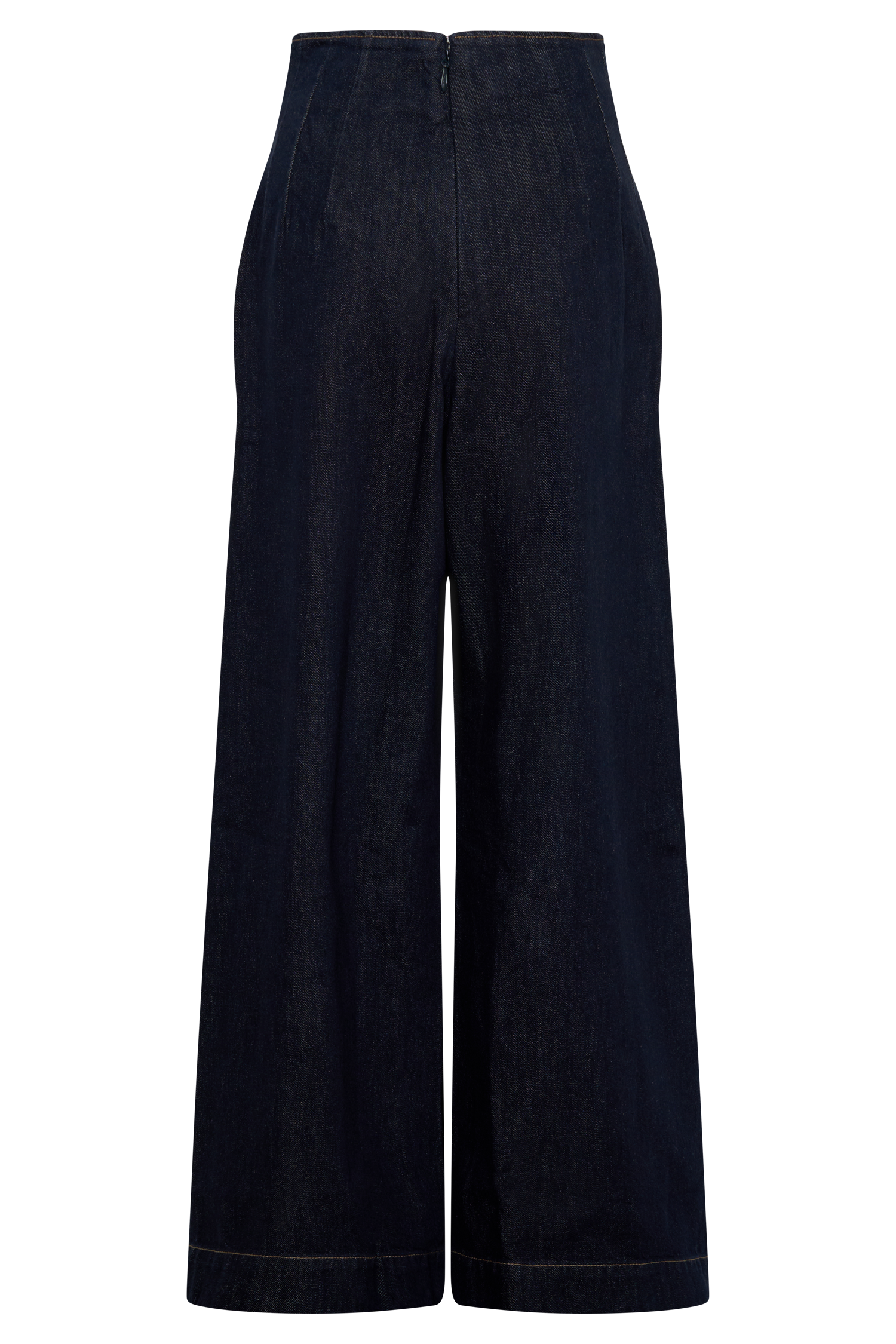 Maral High Waisted Dart Jeans - Washed Indigo Blue #9