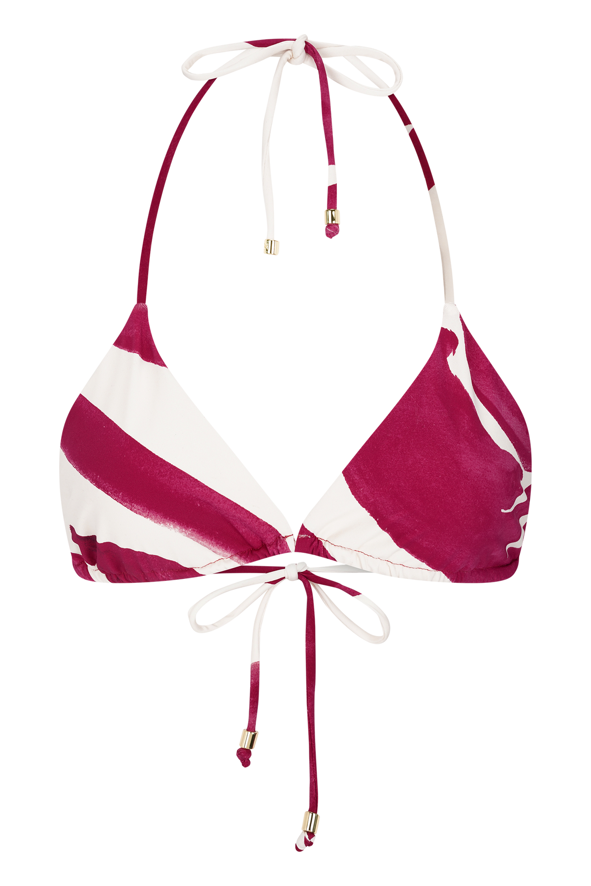 Marquise Bikini Top - Dragonfruit Deco Fleur Print #6
