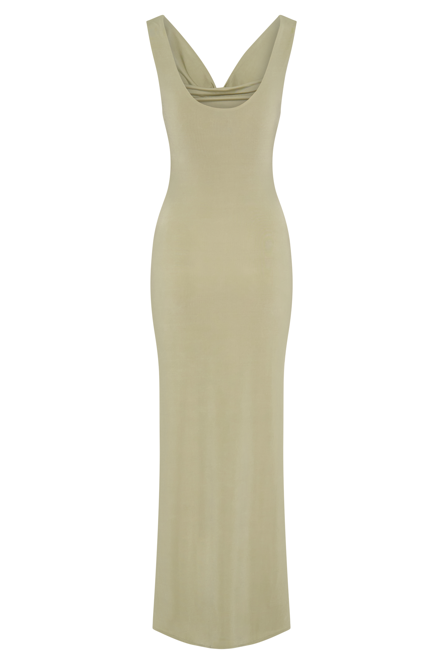 Marta Slinky Cowl Maxi Dress - Sage #10