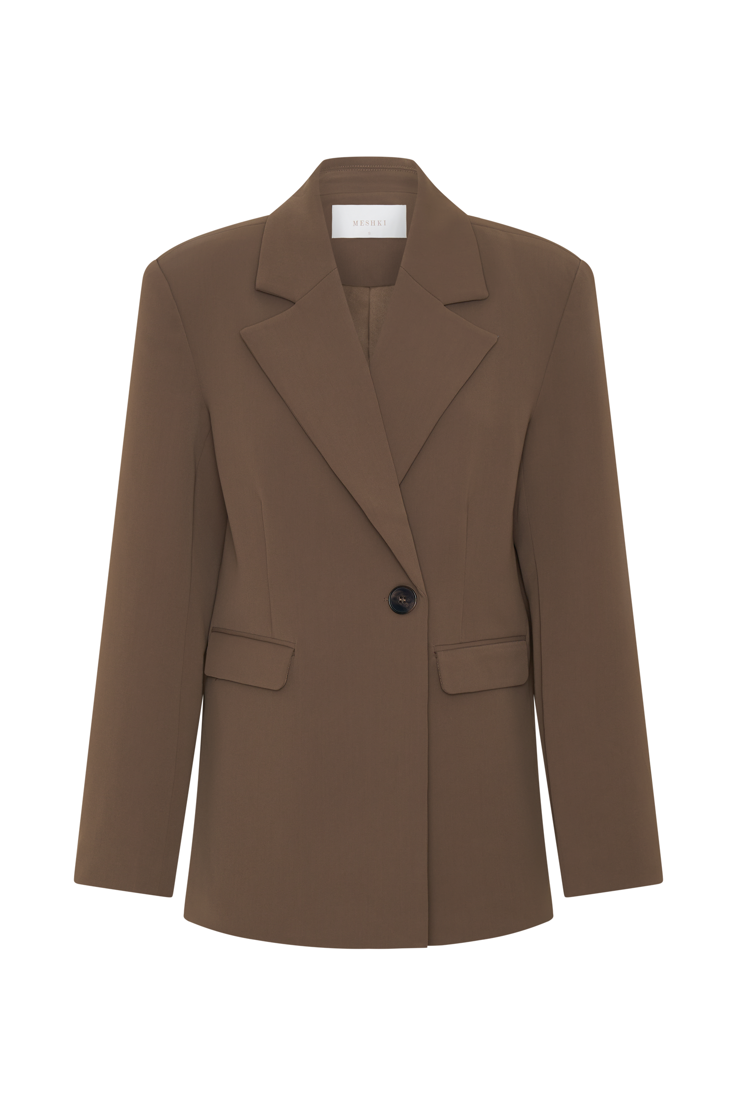 Mateo Oversized Blazer - Cacao Brown #9