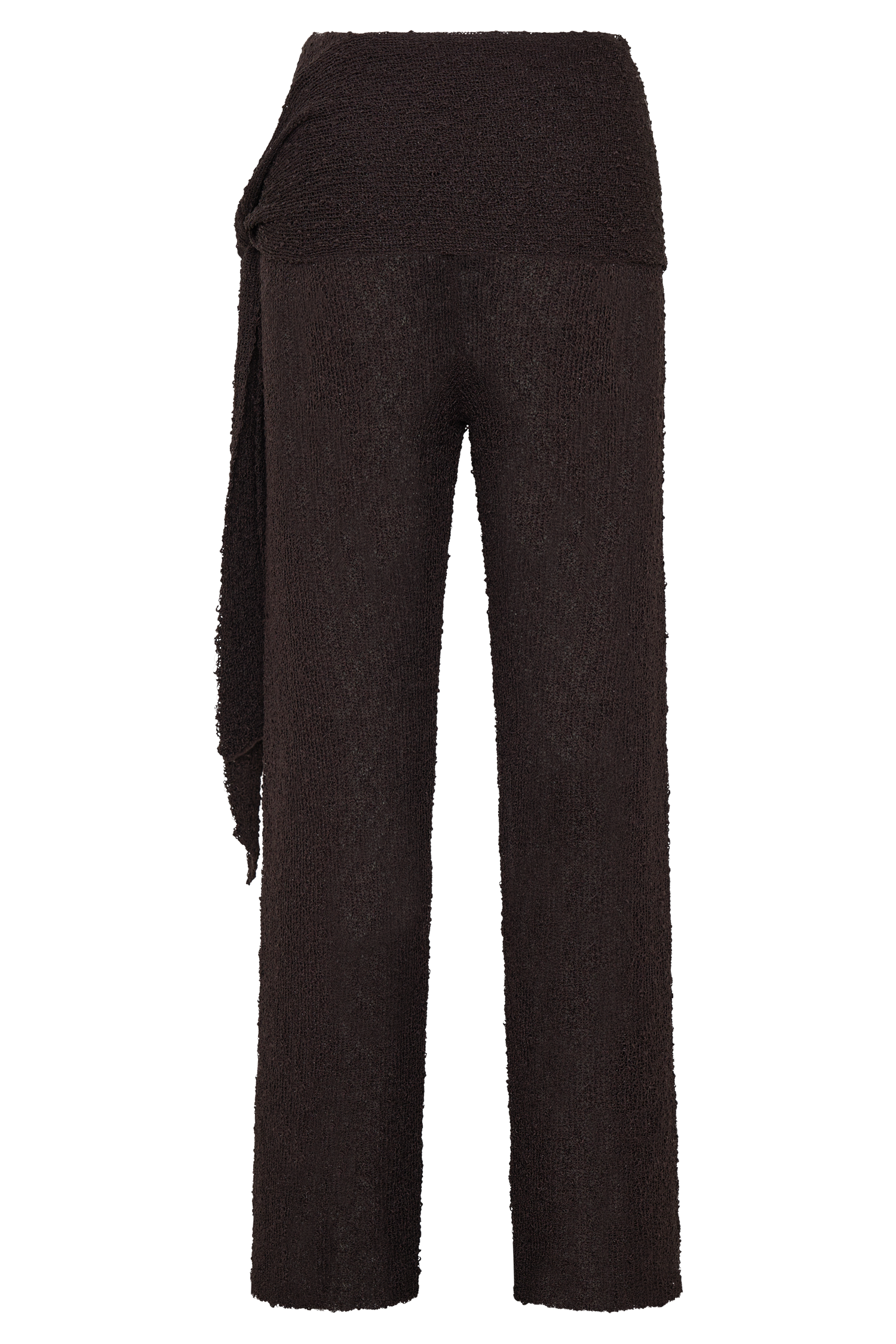 Mattais Boucle Knit Pants - Dark Chocolate #8