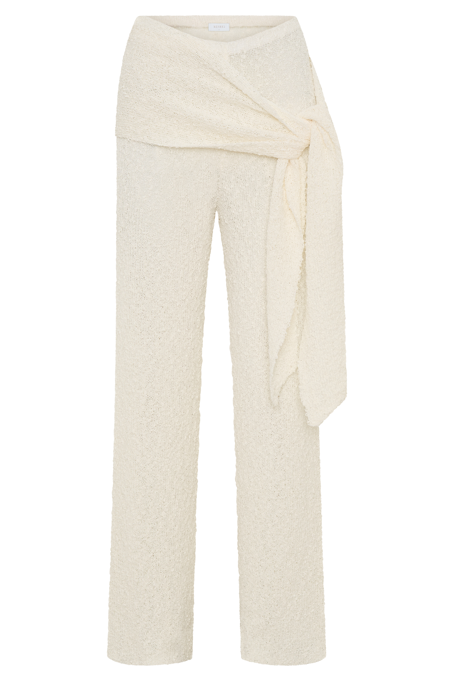 Mattais Boucle Knit Pants - Ivory #9