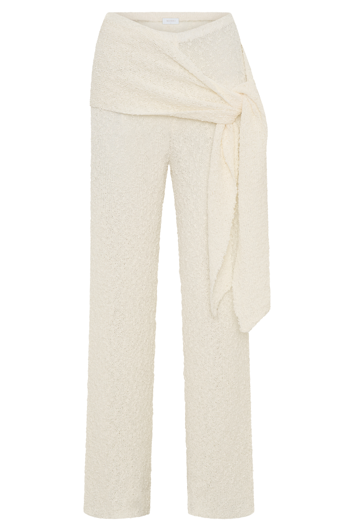 Mattais Boucle Knit Pants - Ivory #9