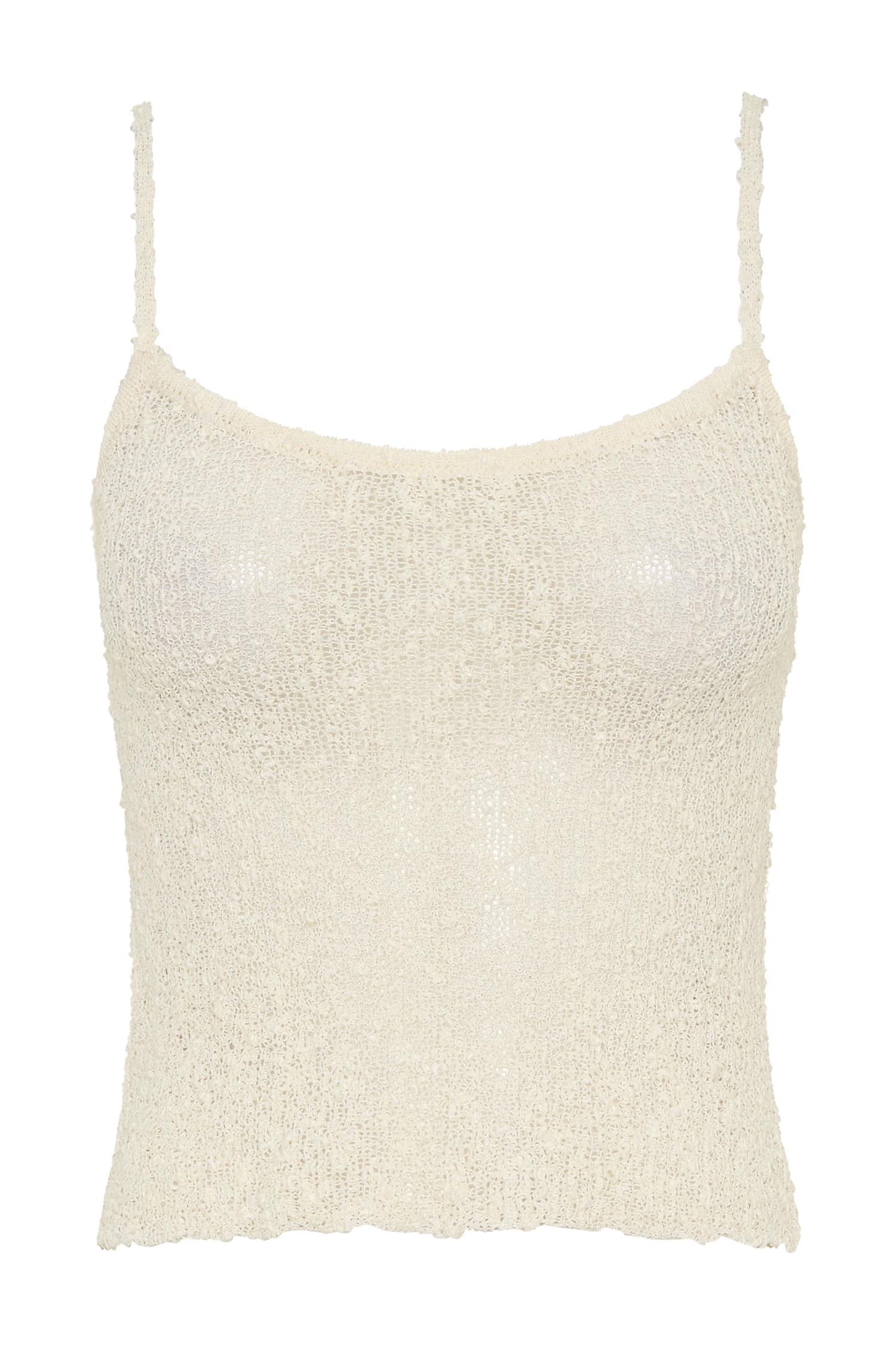 Mattais Boucle Knit Top - Ivory #10