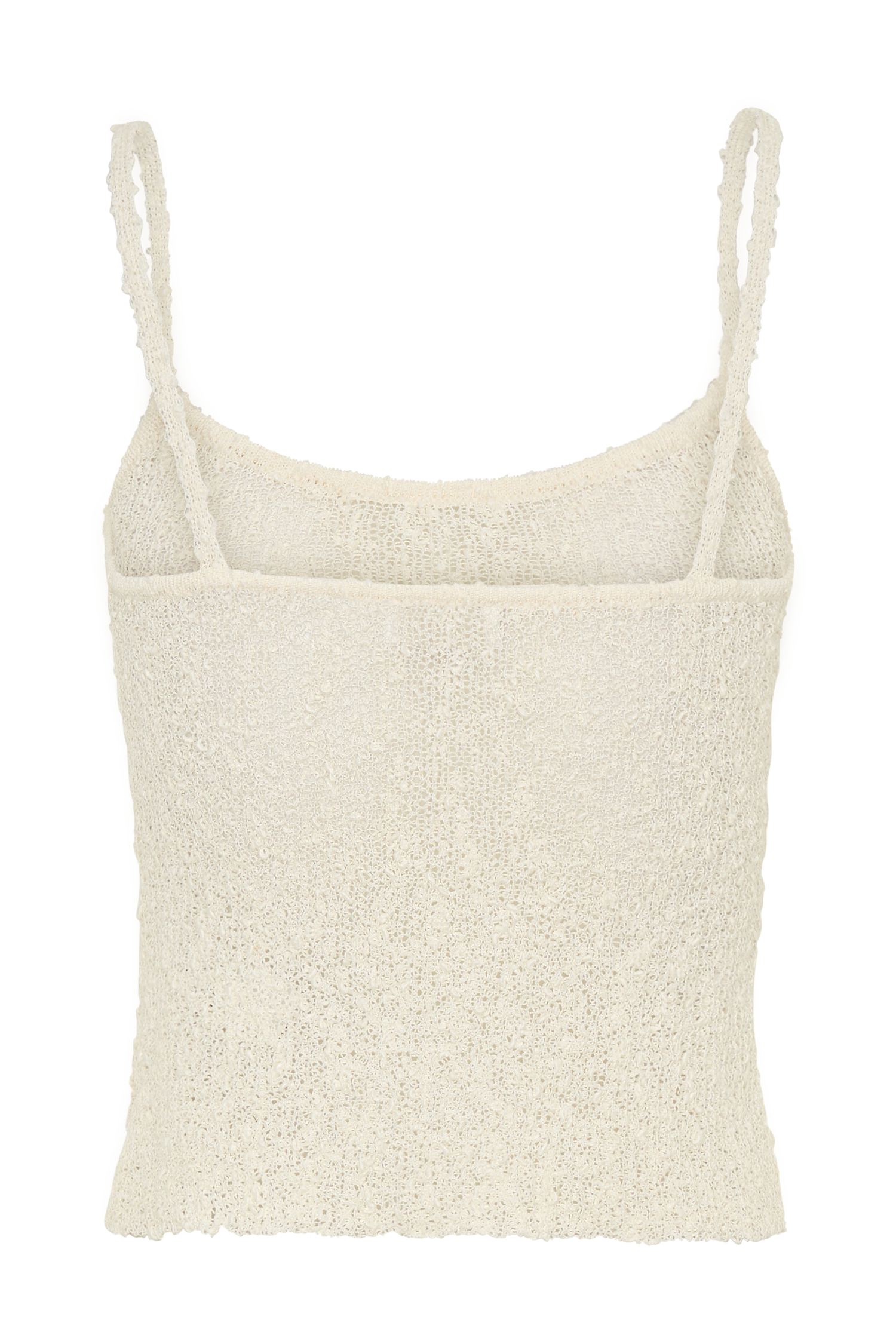 Mattais Boucle Knit Top - Ivory #9