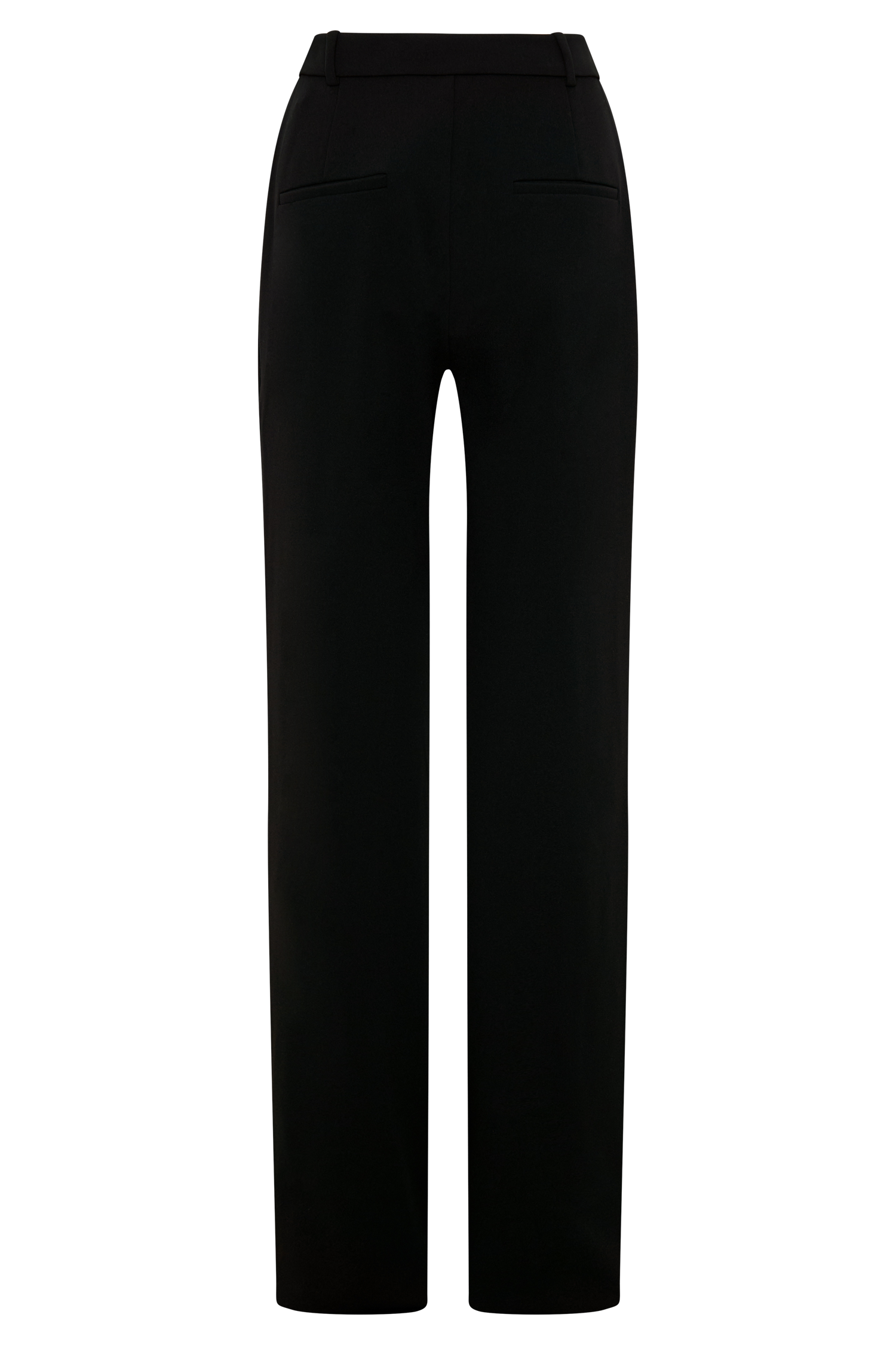Maude Crepe Straight Leg Pants - Black #8
