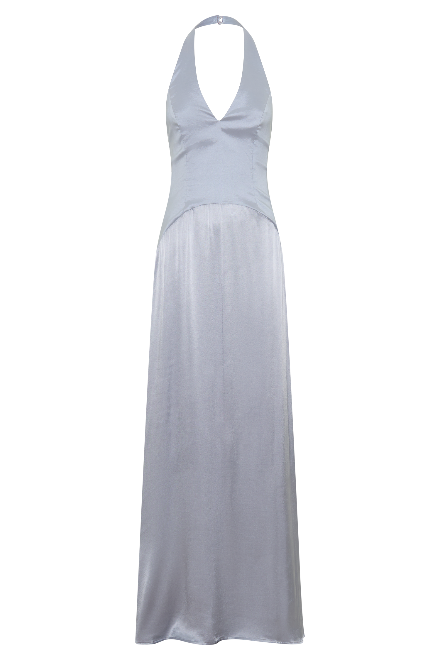 Maura Taffeta And Satin Maxi Dress - Cornflower Blue #7
