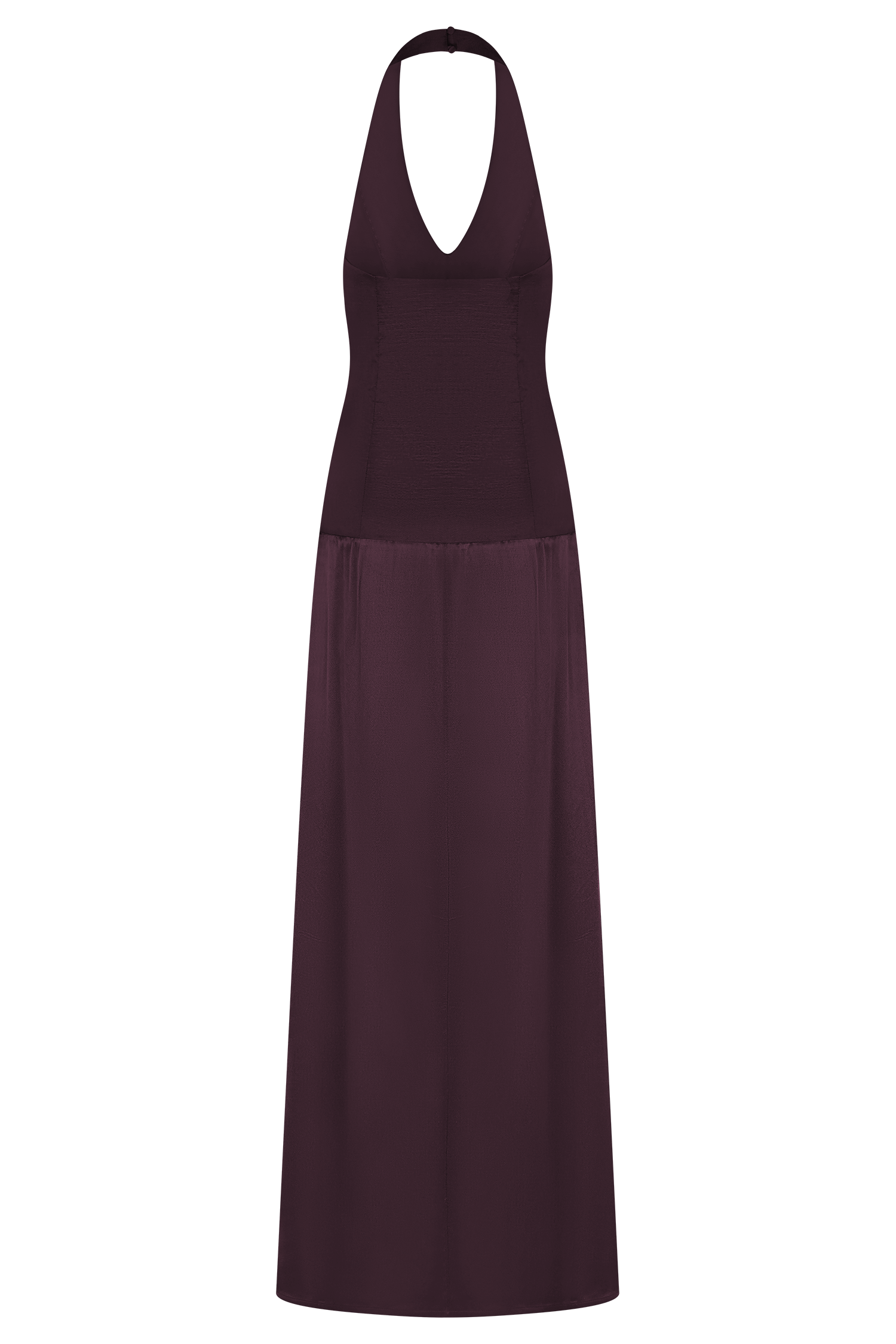Maura Taffeta And Satin Maxi Dress - Wine #7