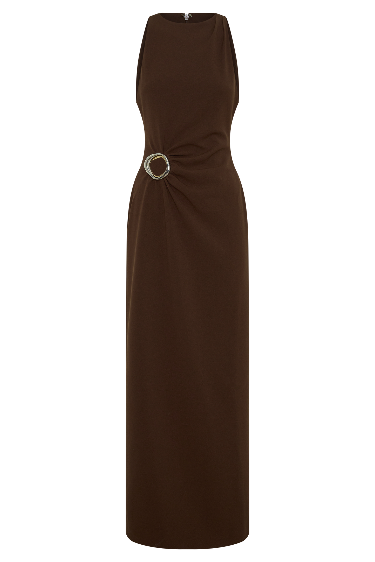 Maylin Hardware Maxi Dress - Dark Chocolate