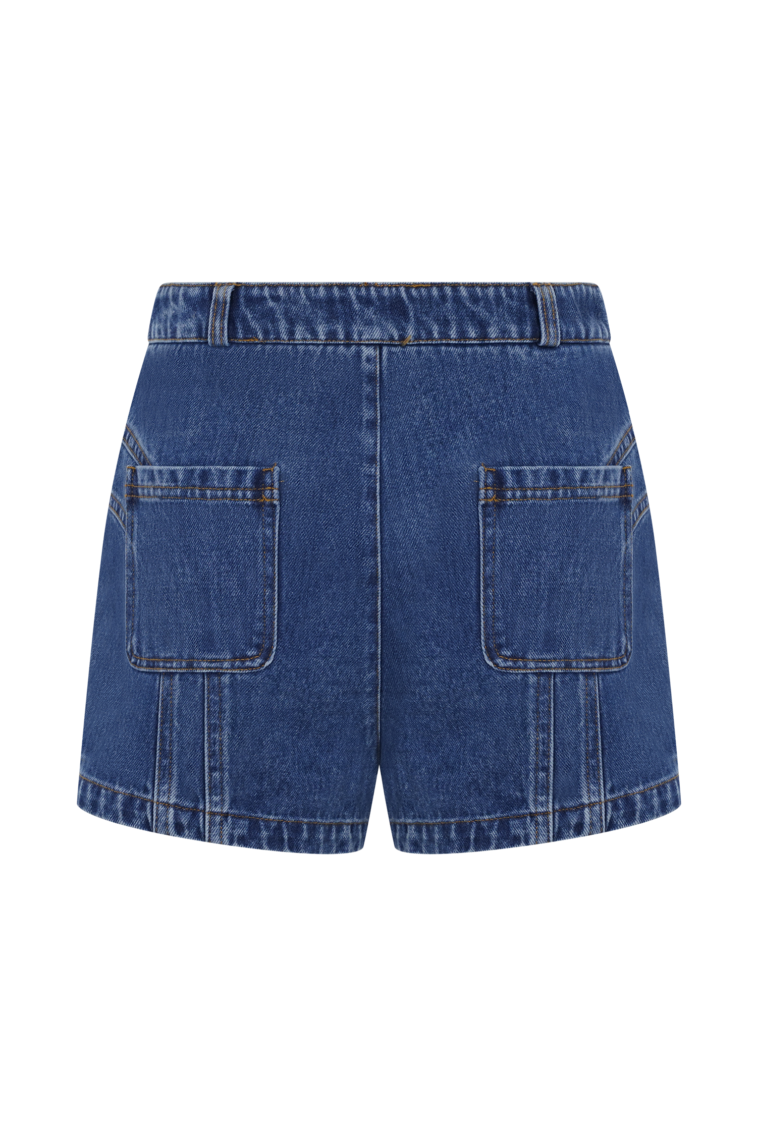 Meadow Denim Shorts - Dark Blue #8