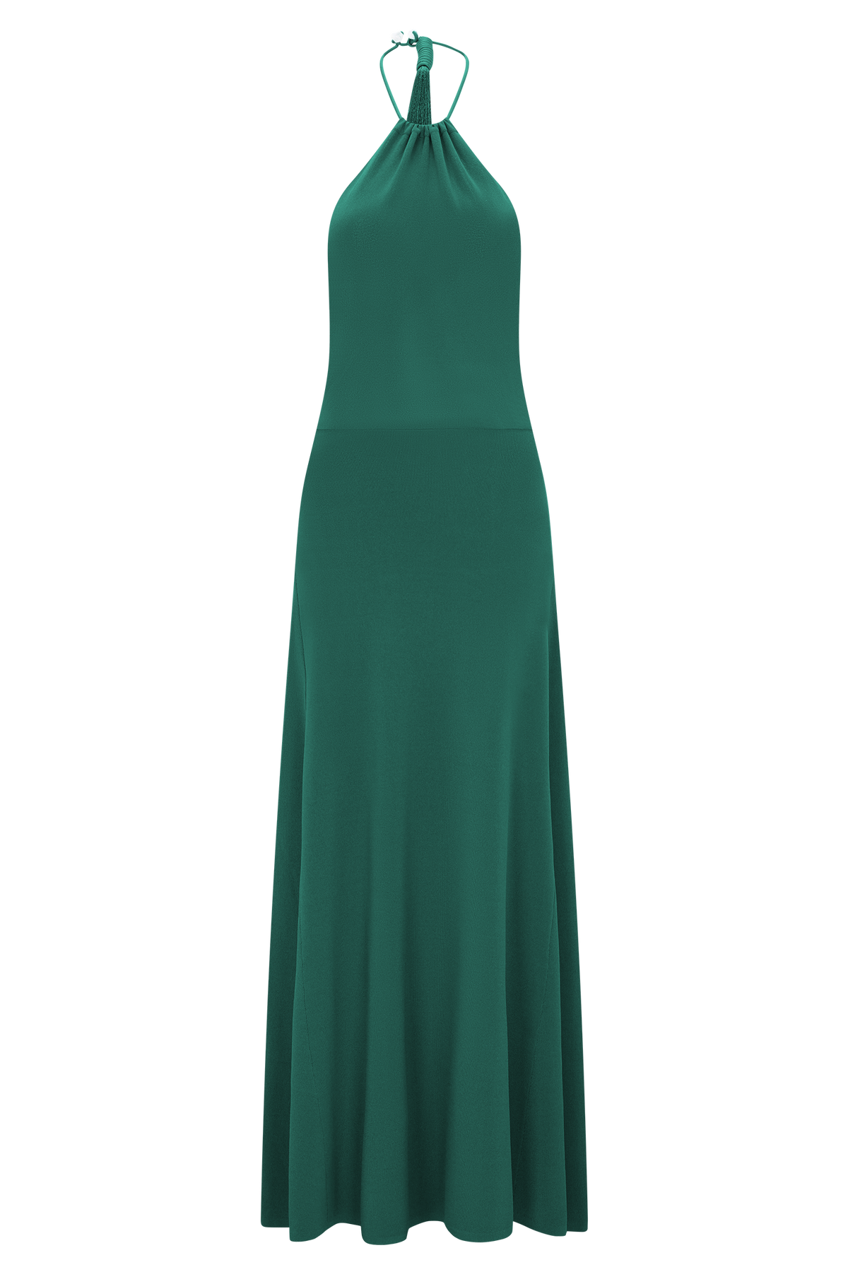 Meg Halter Tassel Maxi Dress - Emerald #8