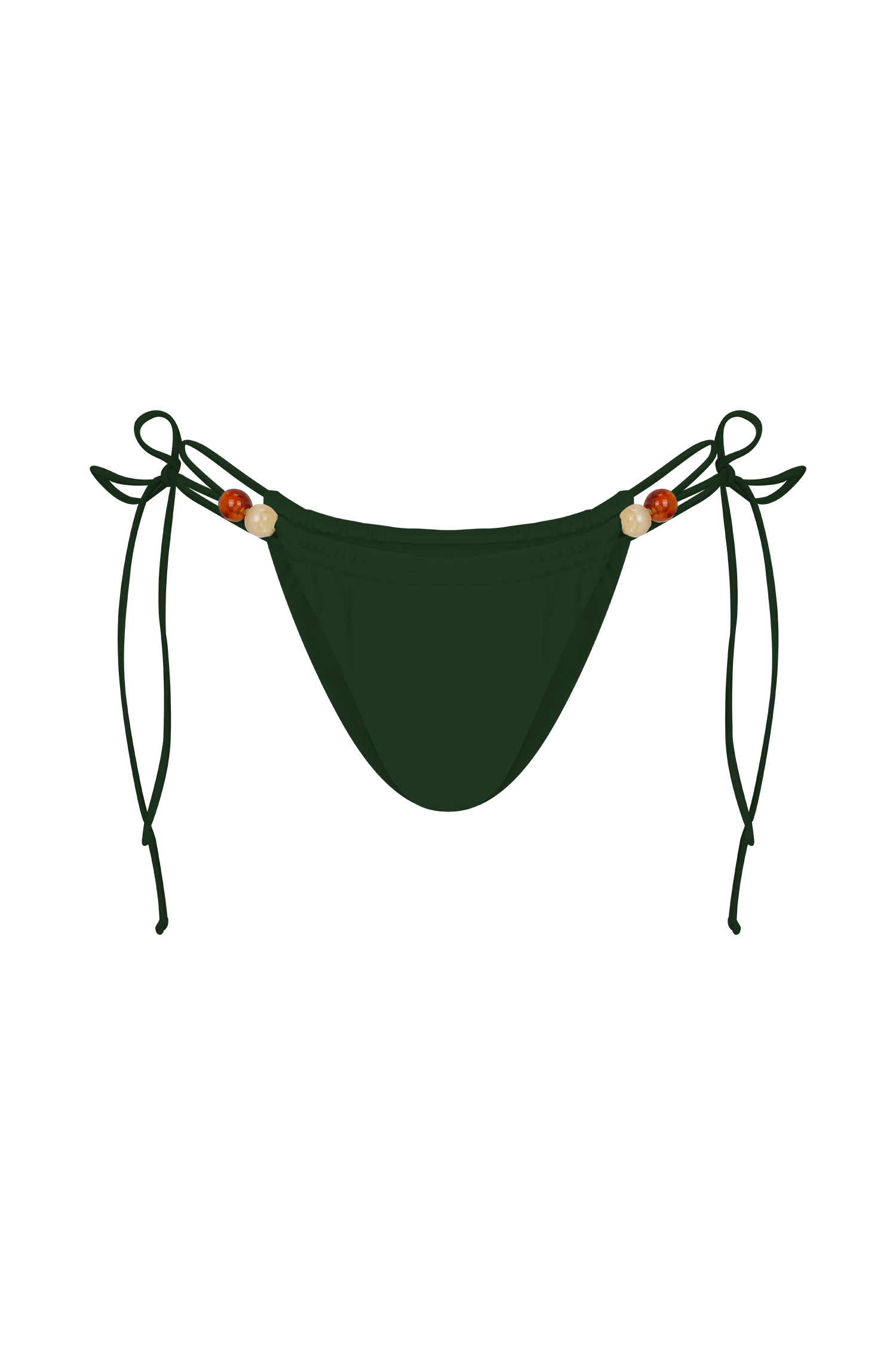 Memphis Beaded Bikini Bottom - Green #8