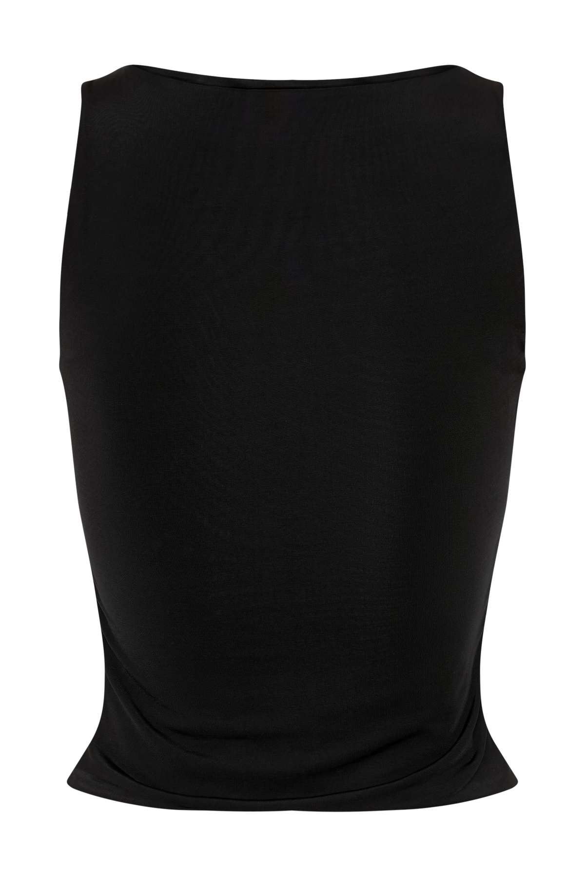 Millie Twist Sleeveless Top - Black