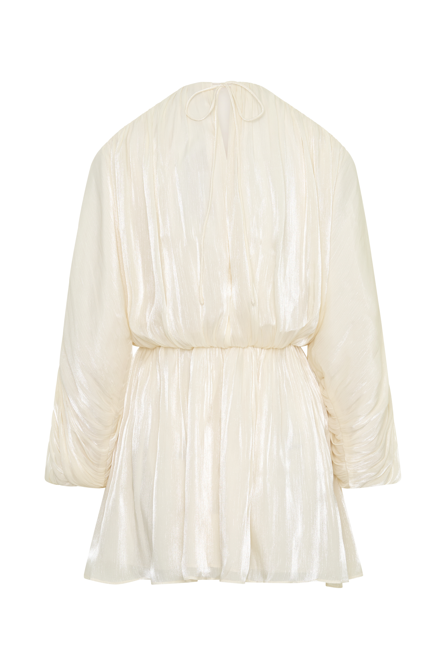 Minna Halter Mini Dress - Opal White #11