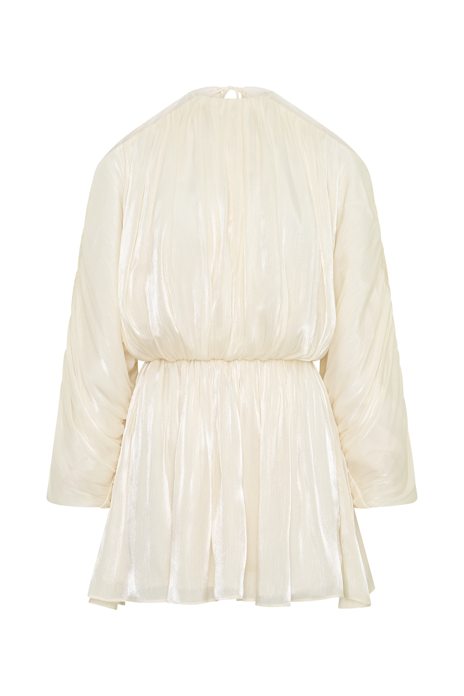 Minna Halter Mini Dress - Opal White #10