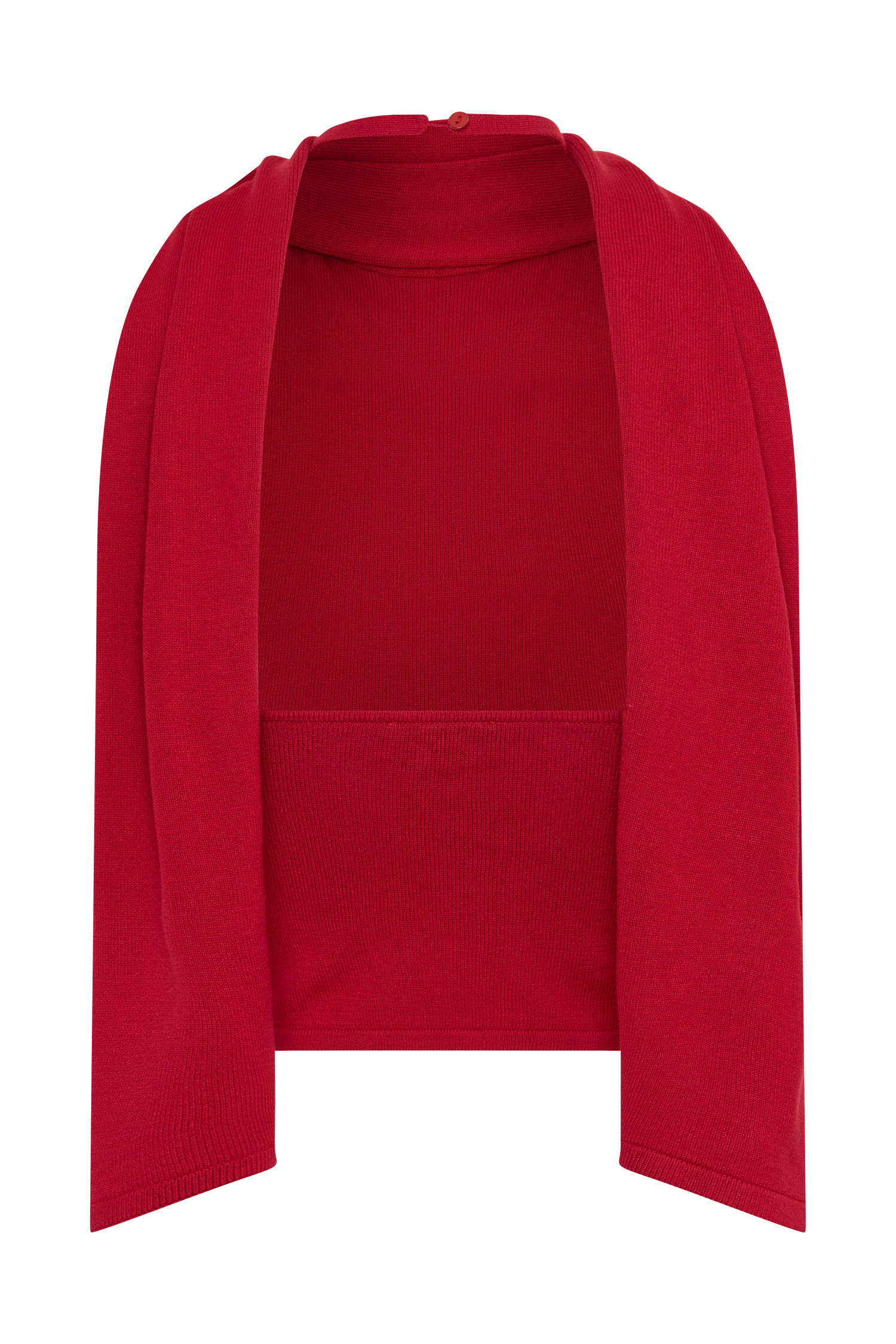 Misty Halter Backless Knit Top - Red #10