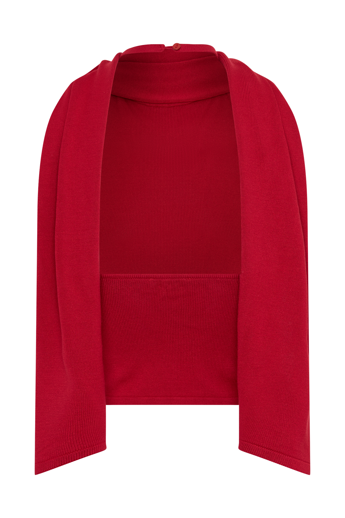 Misty Halter Backless Knit Top - Red #10