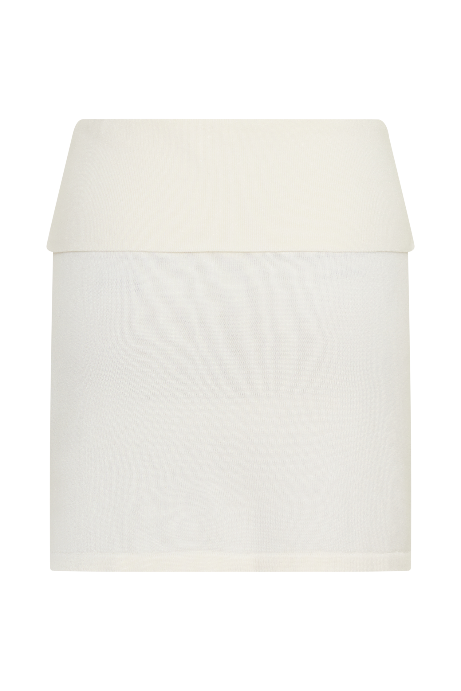 Misty Mid Rise Knit Mini Skirt - Ivory #10