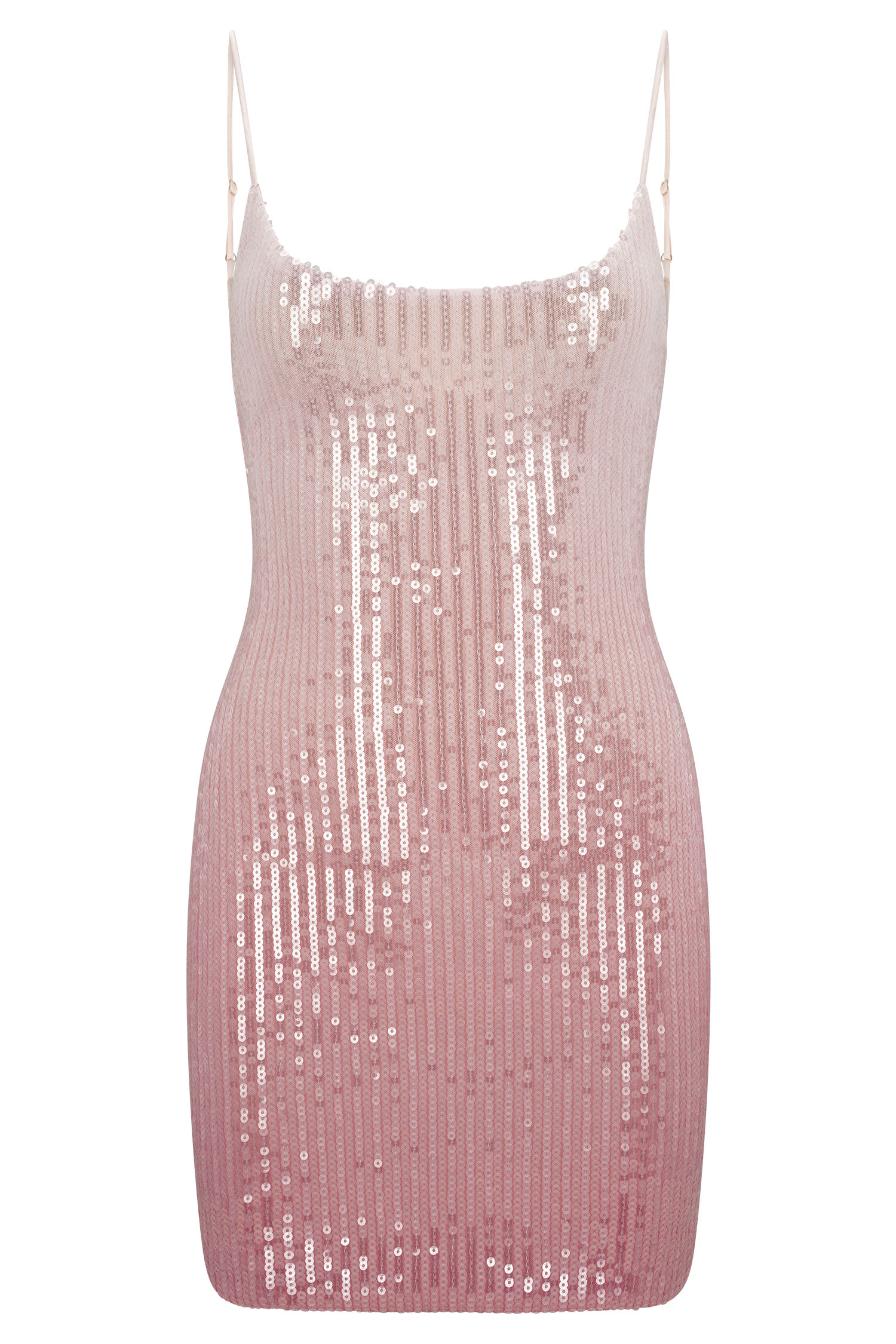 Mora Sequin Mini Dress - Ombre Pink #11