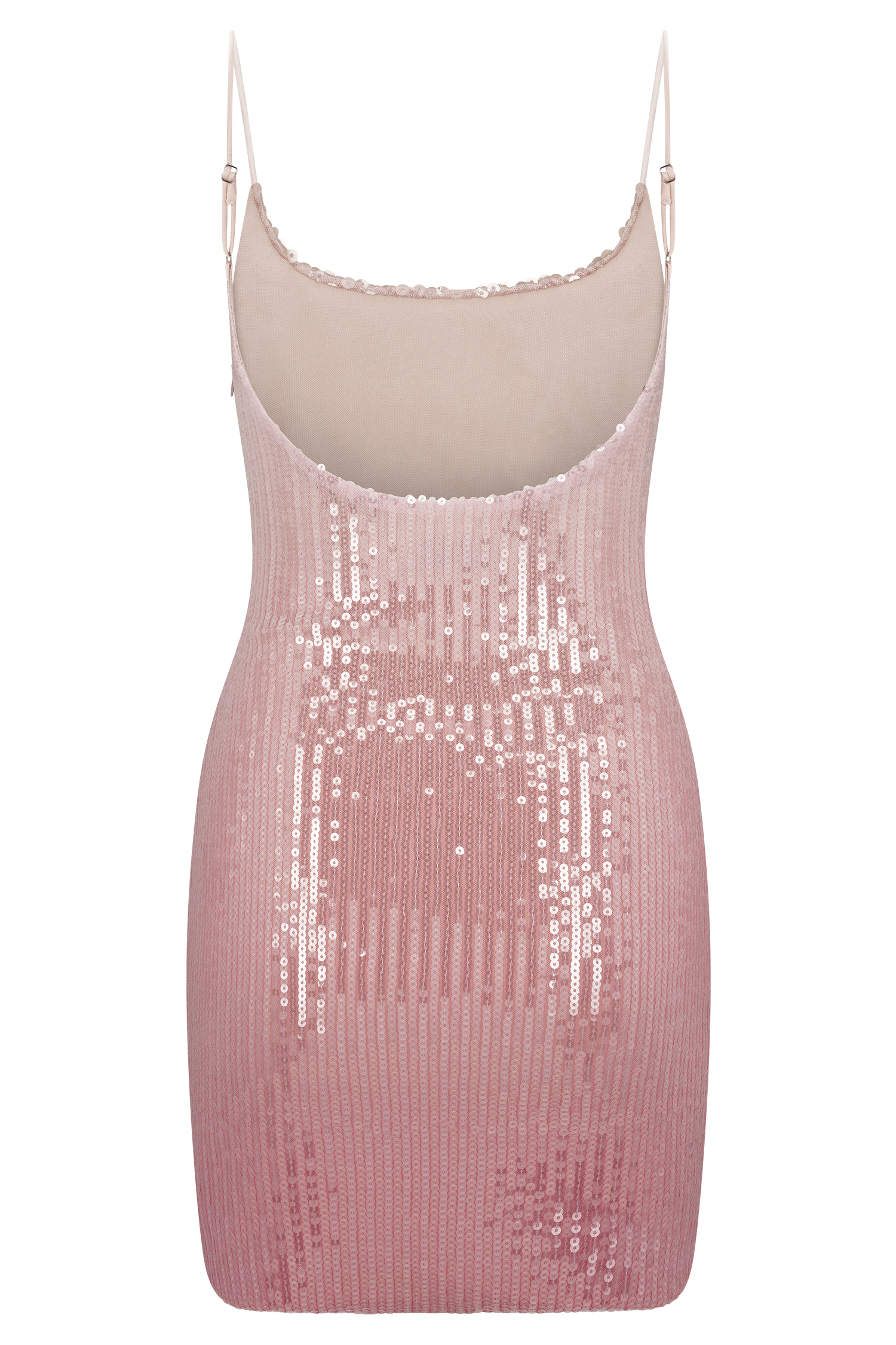 Mora Sequin Mini Dress - Ombre Pink #10