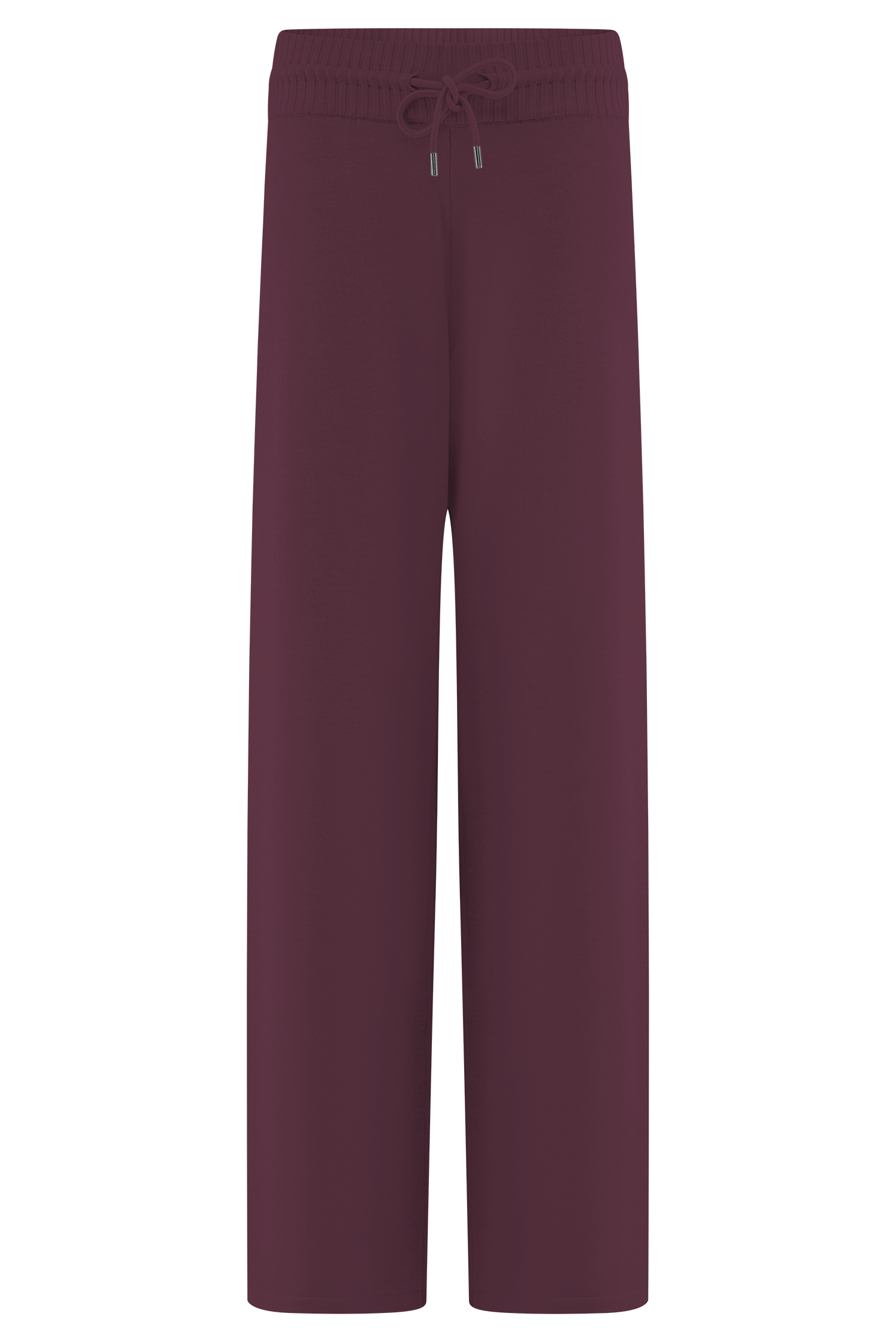 Natalya Knit Wide Leg Pants - Merlot #9