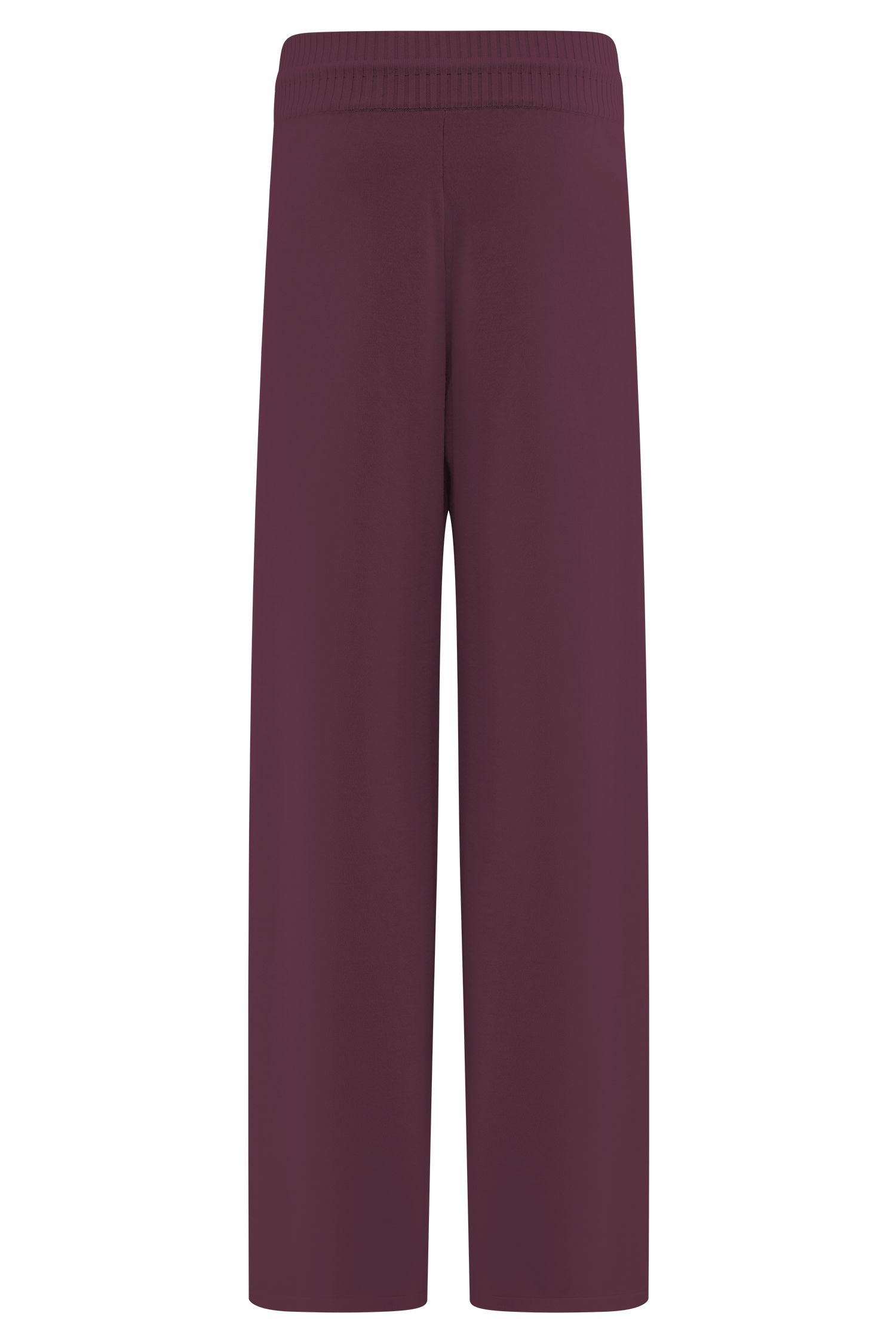 Natalya Knit Wide Leg Pants - Merlot #8