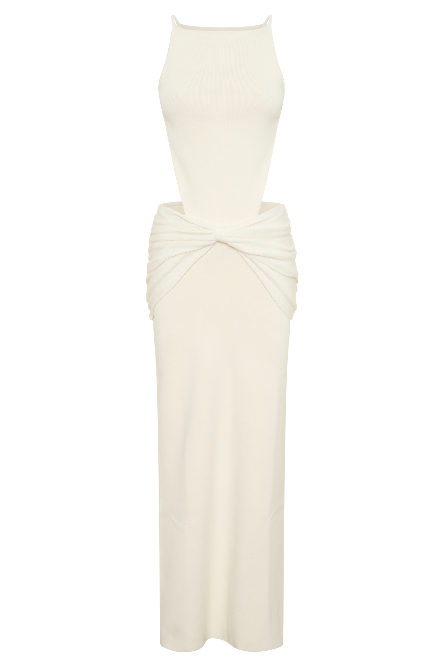 Nathaelie Sleeveless Maxi Dress - White