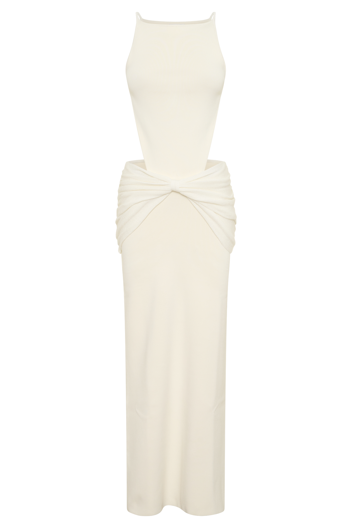 Nathaelie Sleeveless Maxi Dress - White #9