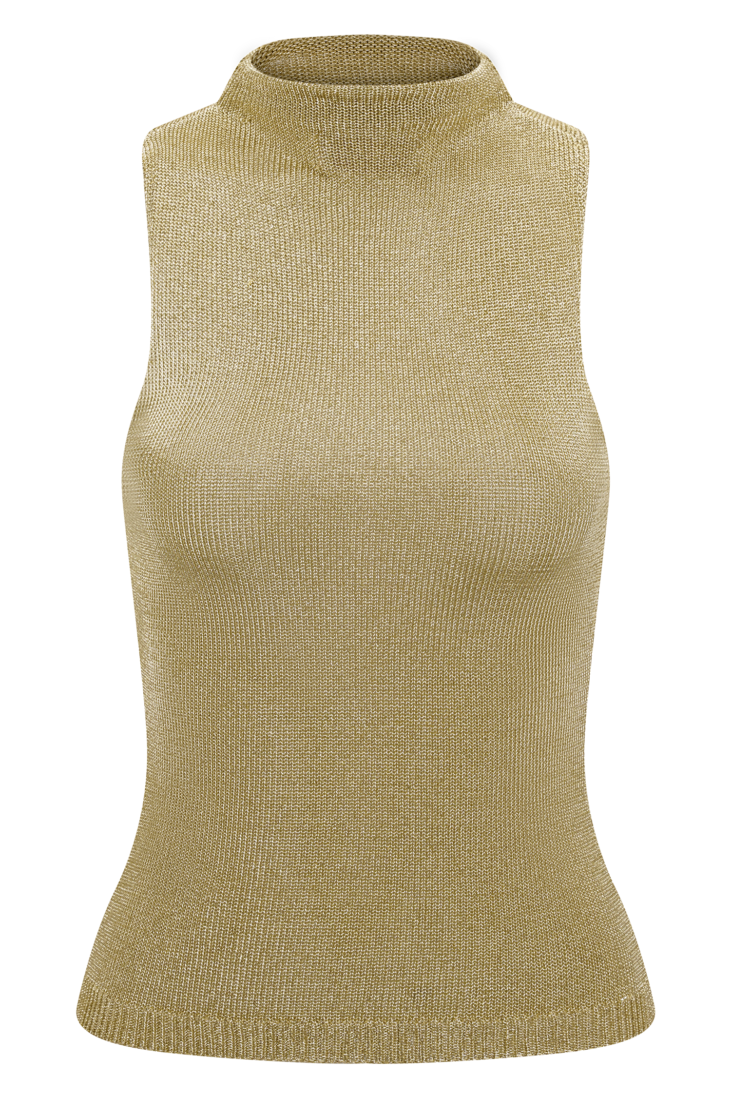 Nikki Lurex Top With Hardware - Gold #11